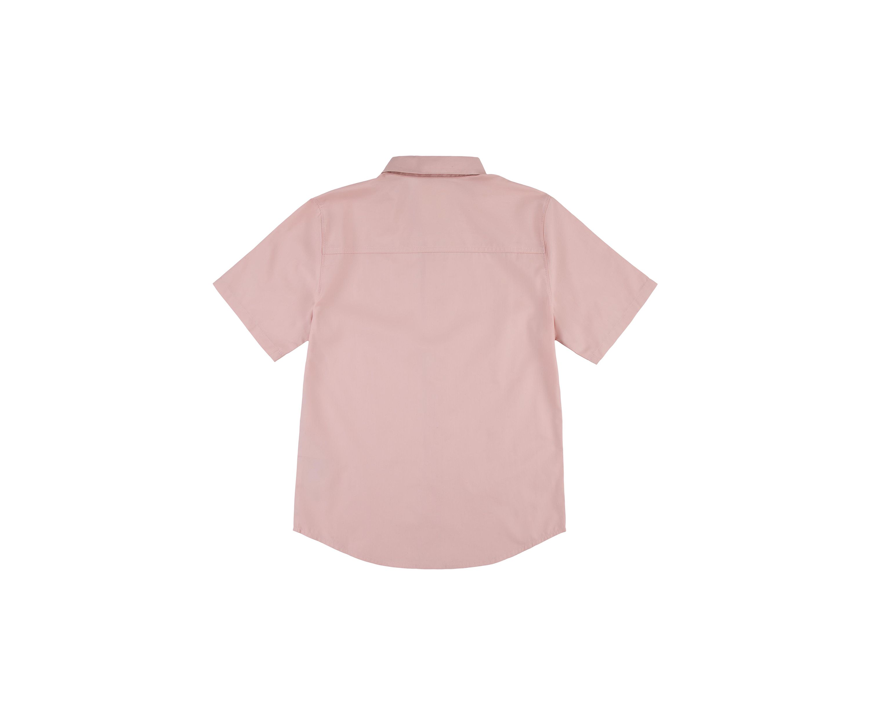 Boys 8-20 Solid Woven Shirt