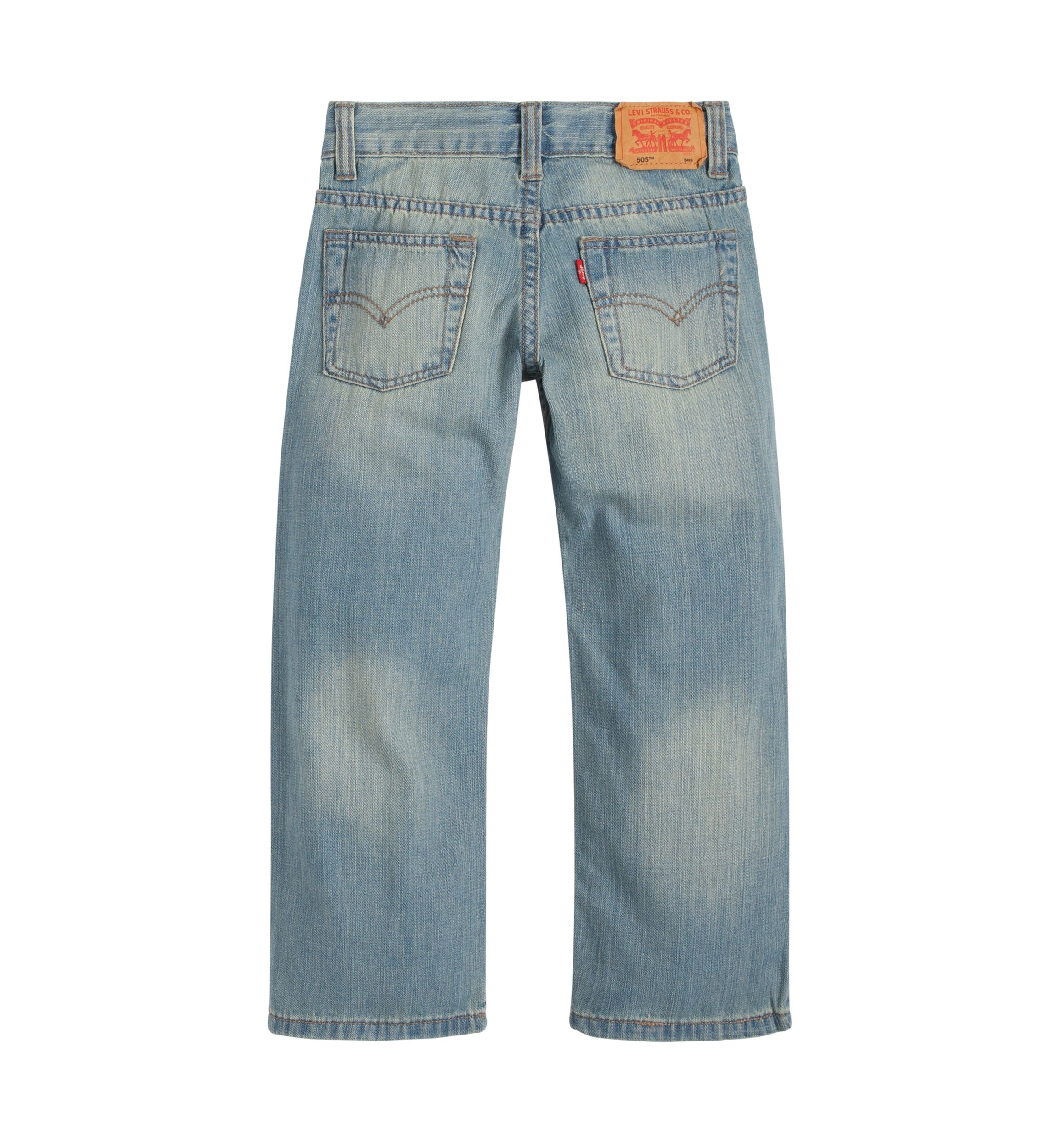 Boys 8-20 505 Husky Regular Blue Jeans