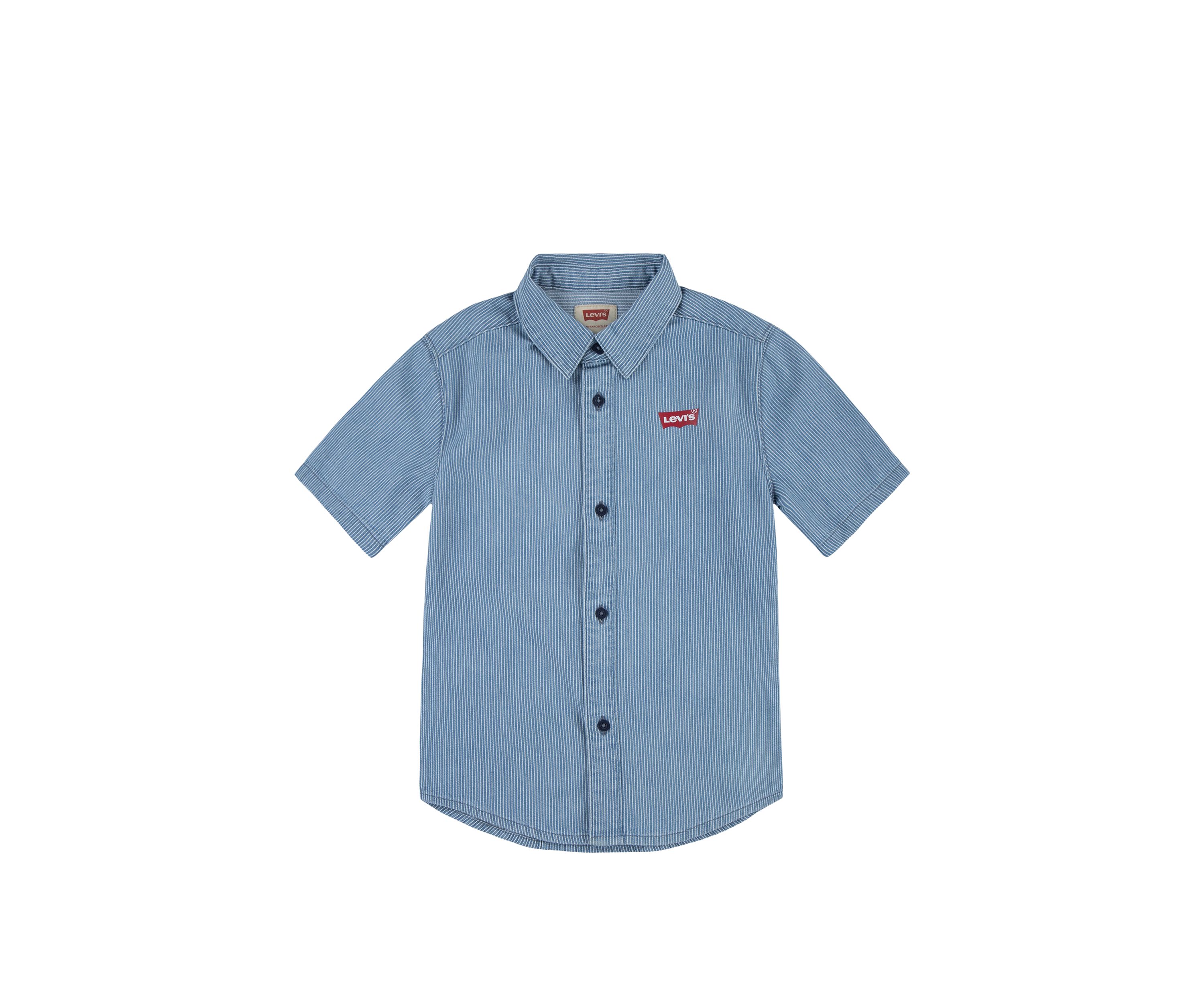 Boys 8-20 All Over Print Button Down Shirt