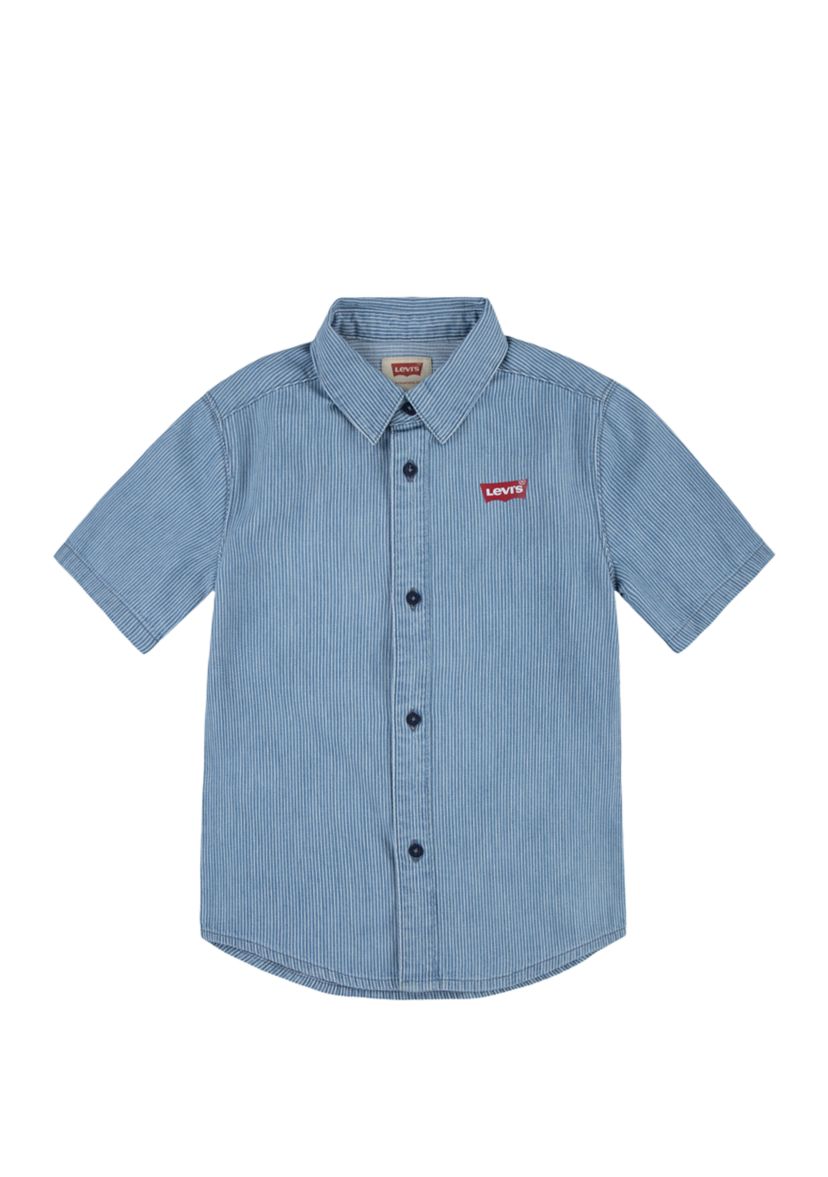 Boys 8-20 All Over Print Button Down Shirt
