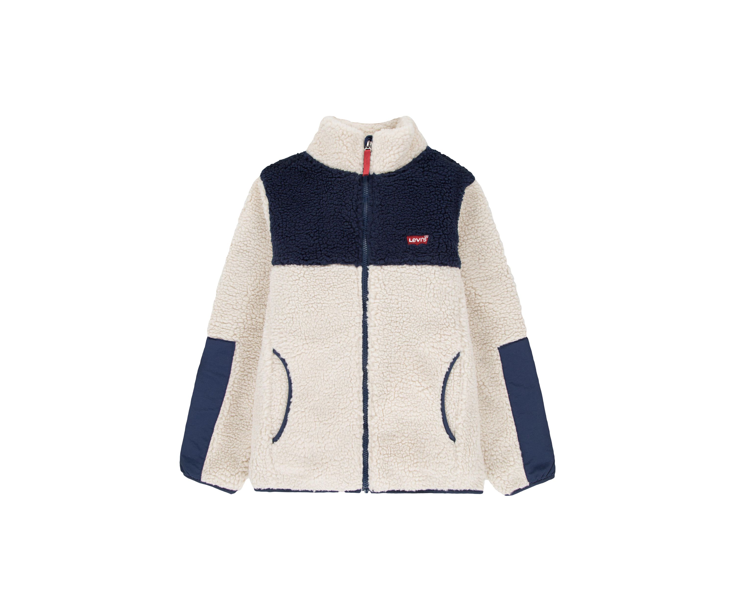 Boys 8-20 Color Blocked Sherpa Jacket