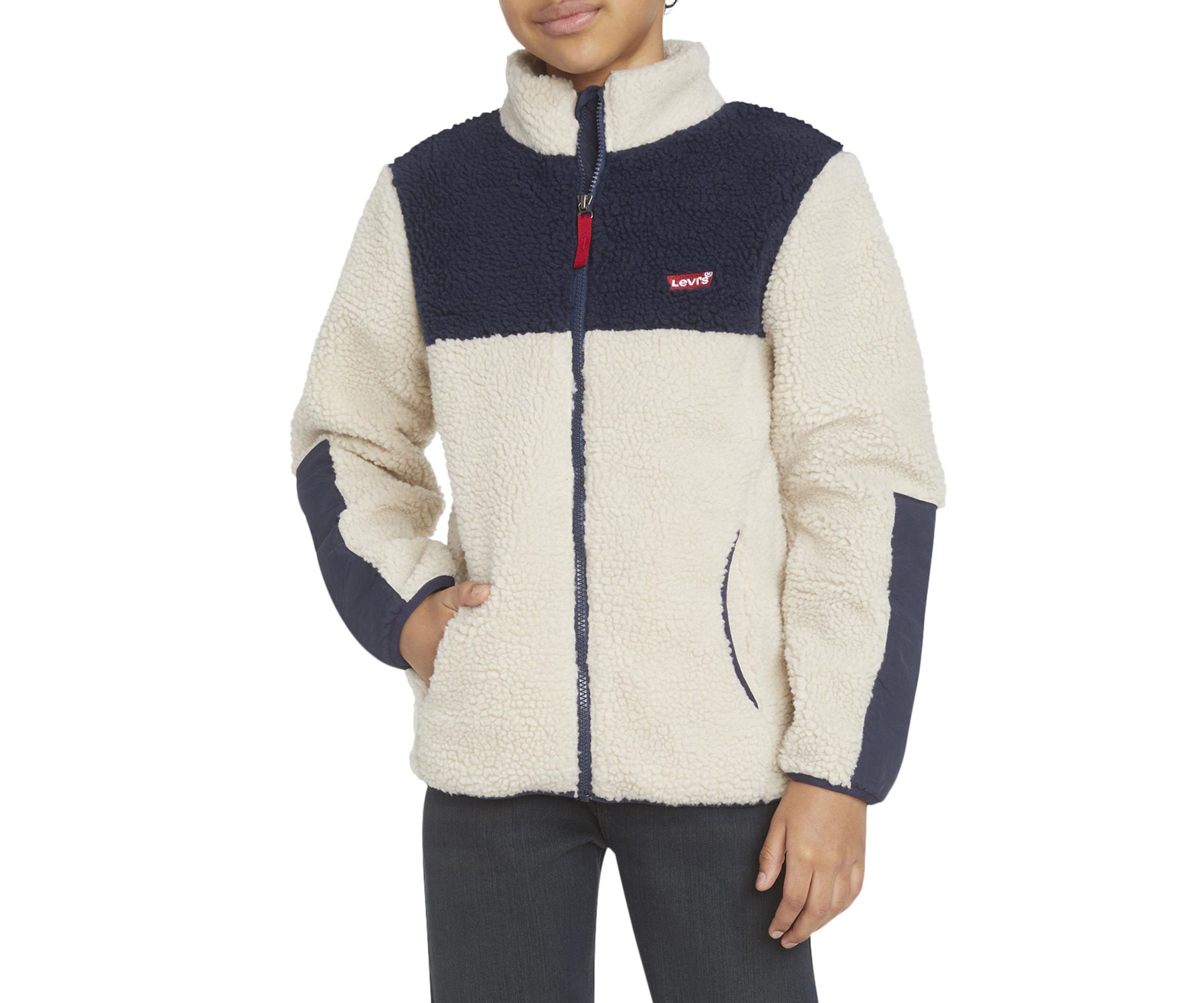 Boys 8-20 Color Blocked Sherpa Jacket