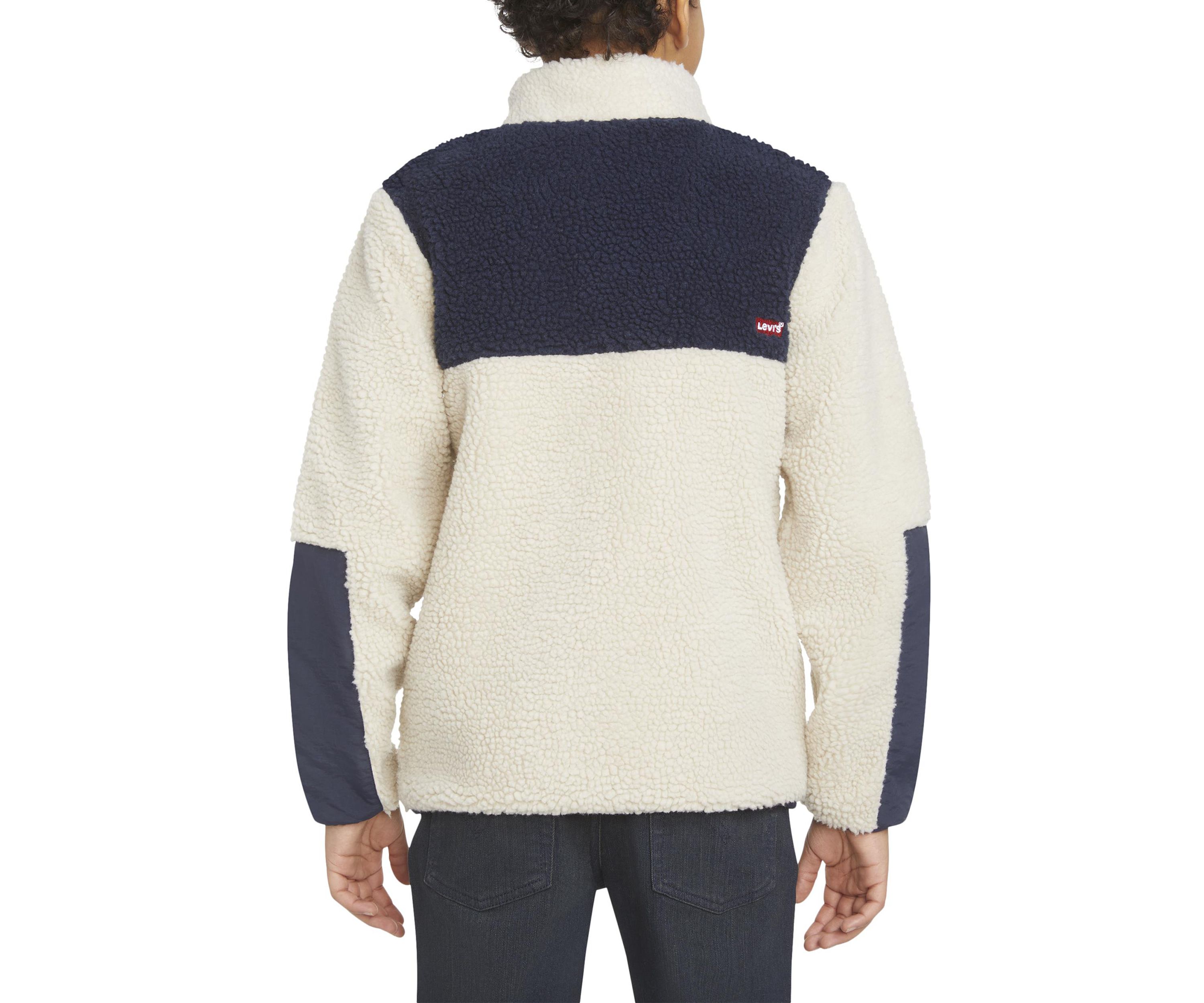 Boys 8-20 Color Blocked Sherpa Jacket