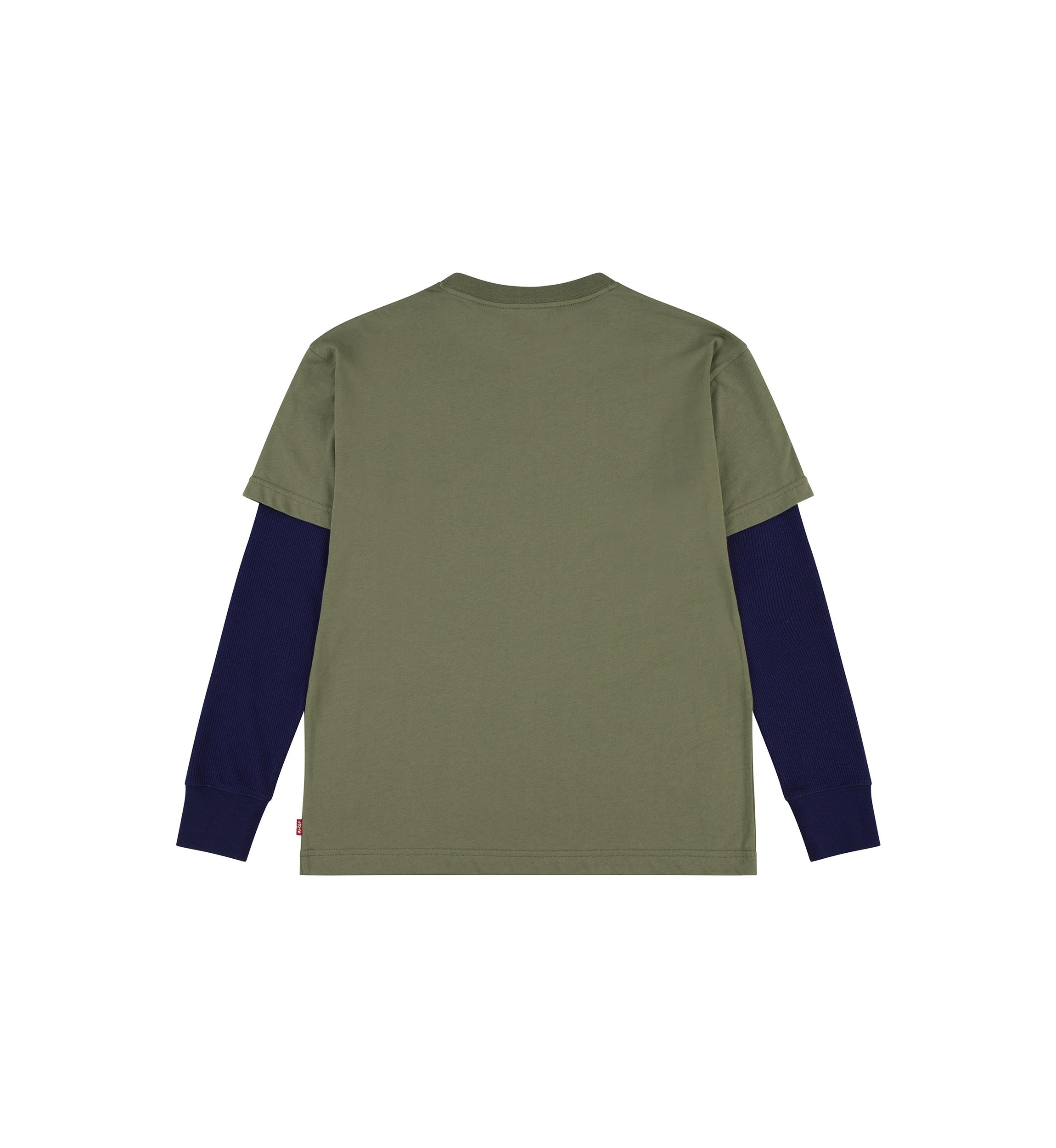 Boys 8-20 Long Sleeve 2Fer Graphic T-Shirt 