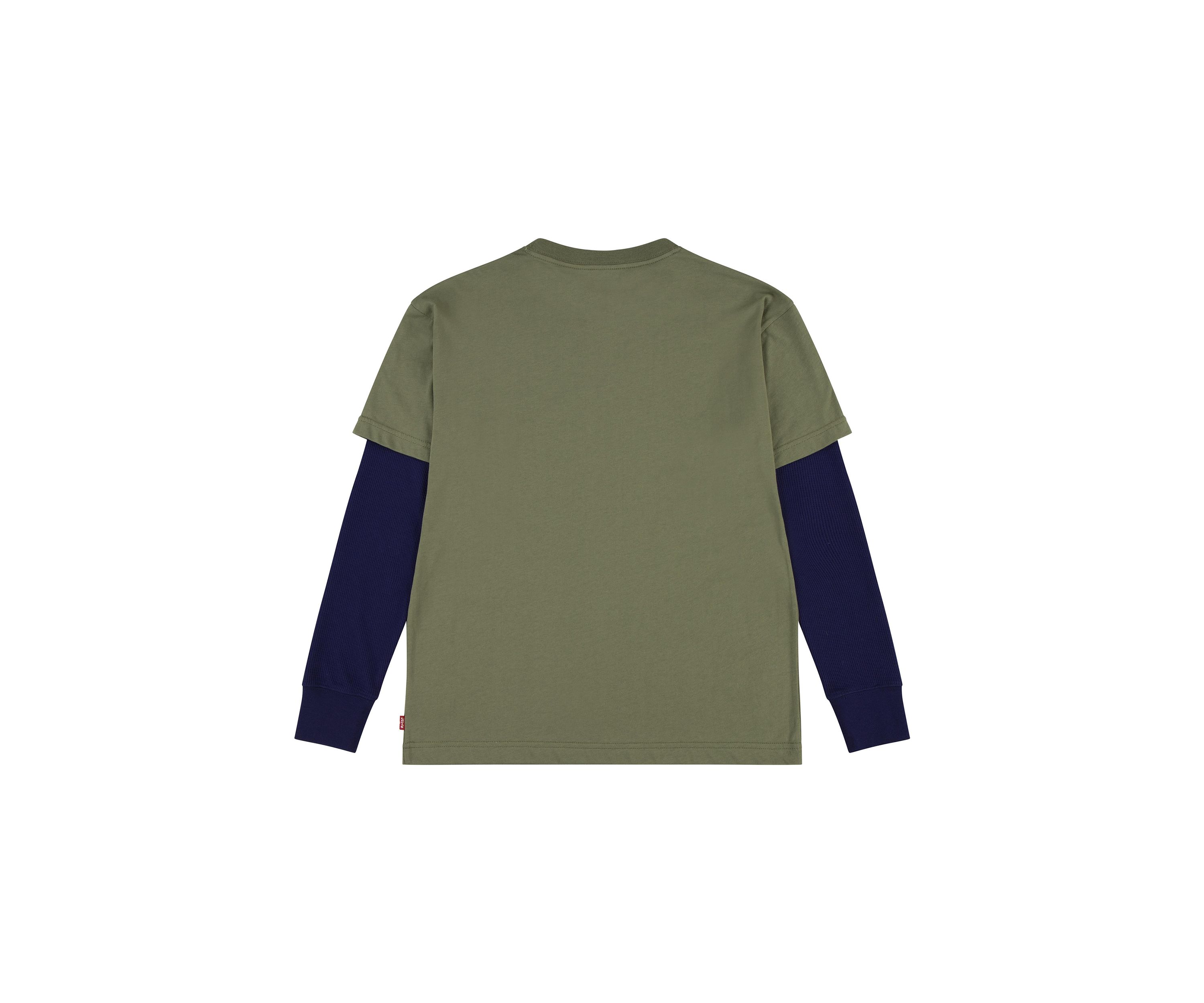 Boys 8-20 Long Sleeve 2Fer Graphic T-Shirt 