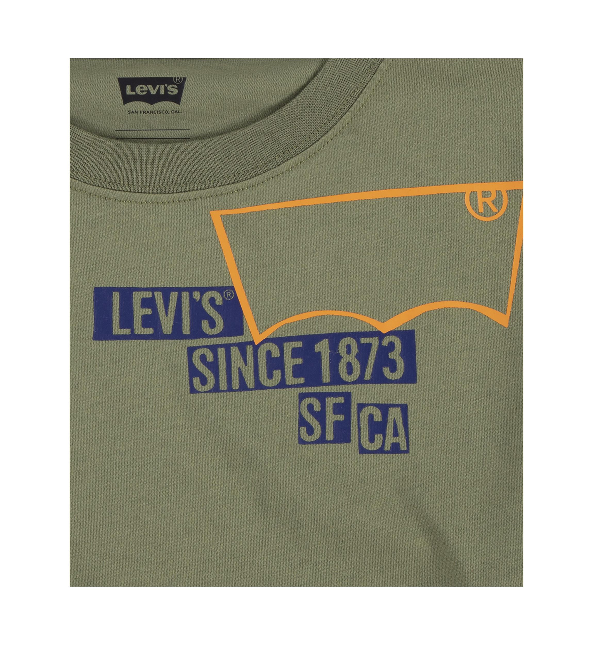 Boys 8-20 Long Sleeve 2Fer Graphic T-Shirt 