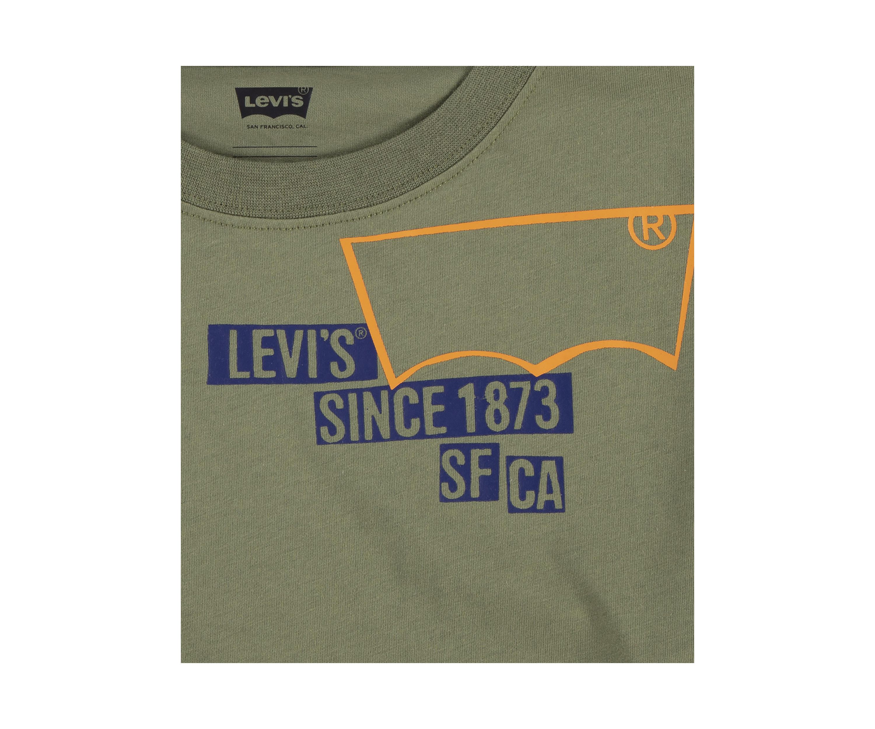 Boys 8-20 Long Sleeve 2Fer Graphic T-Shirt 