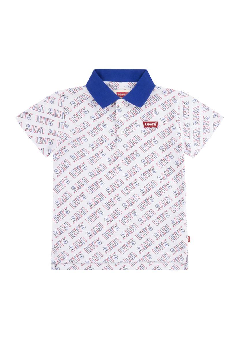 Boys 8-20 Printed Polo T-Shirt