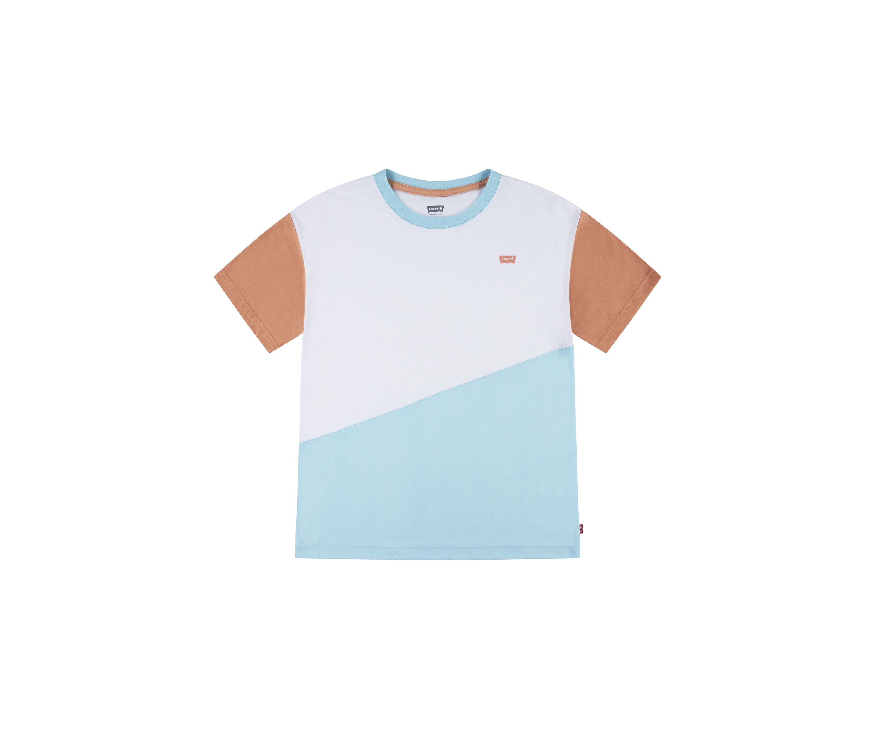 Boys 8-20 Color Blocked Pieced T-Shirt