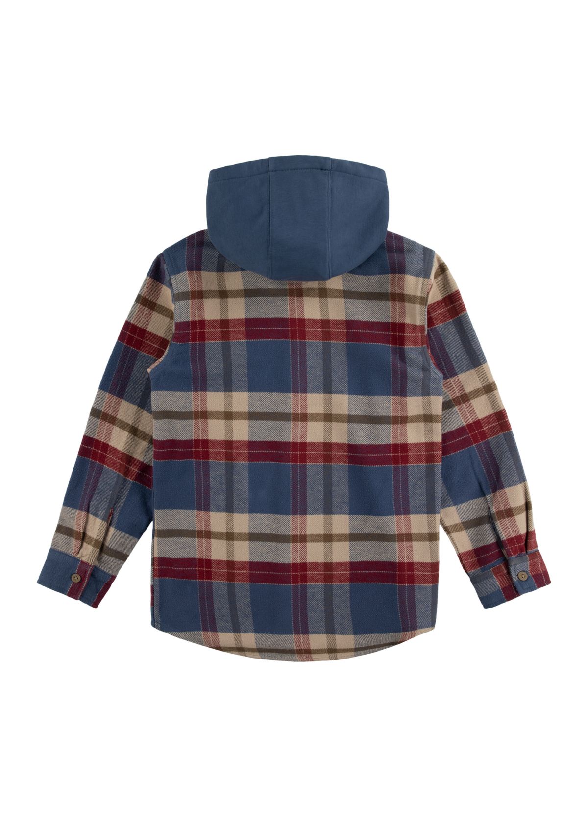 Boys 8-20 Hooded Flannel Shirt
