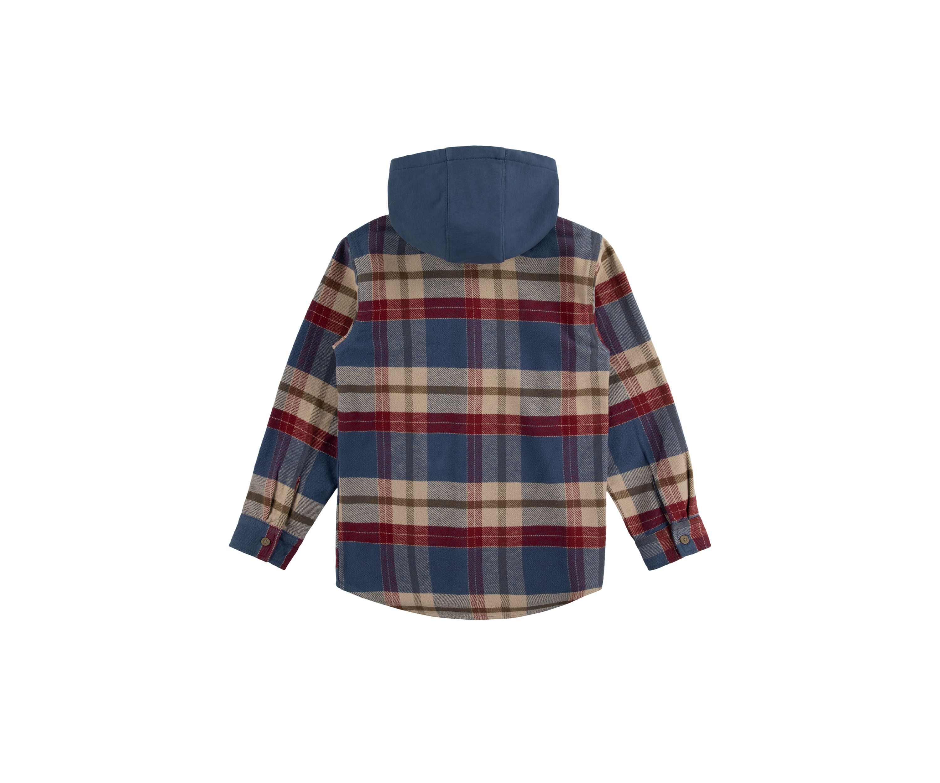 Boys 8-20 Hooded Flannel Shirt