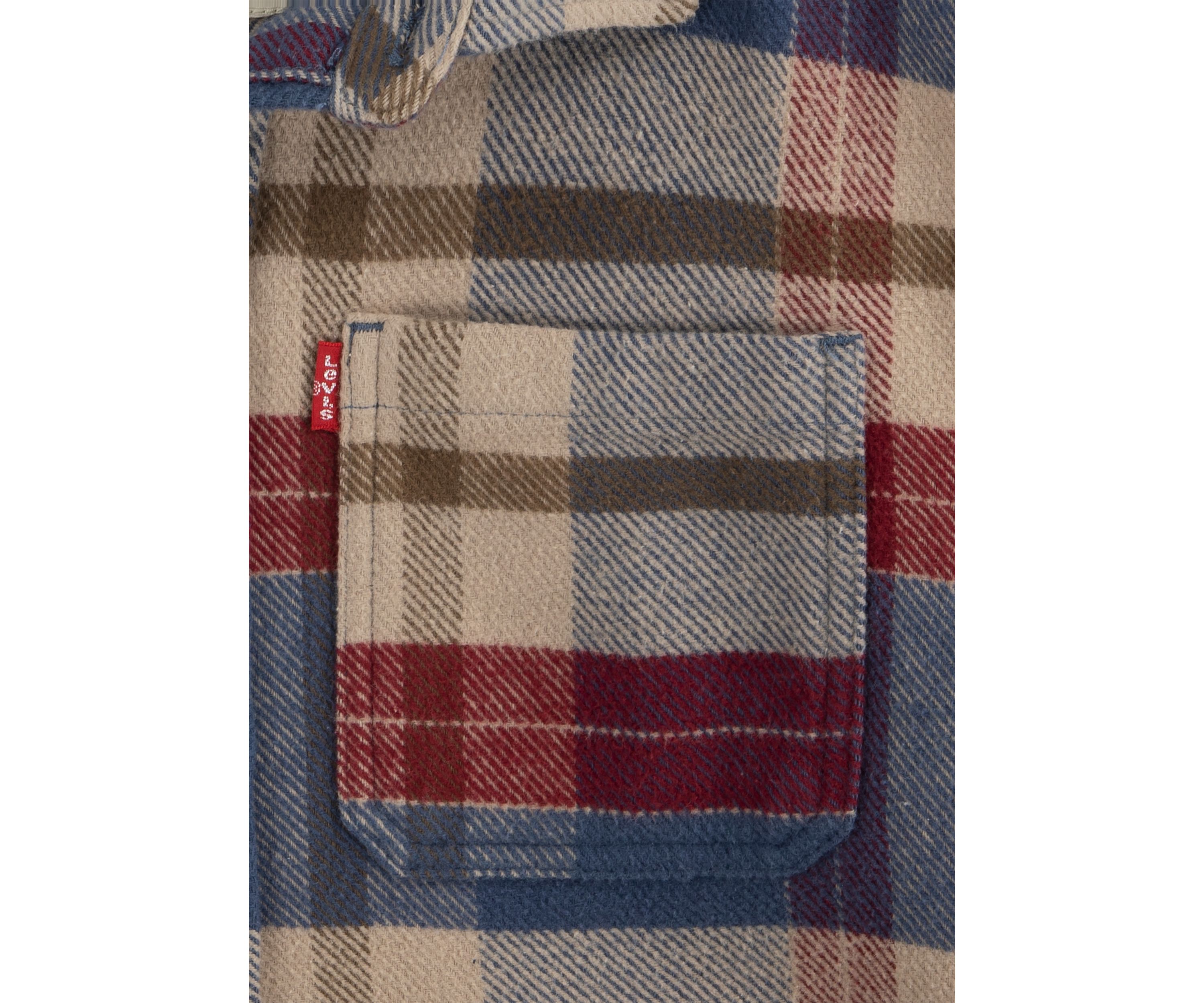 Boys 8-20 Hooded Flannel Shirt