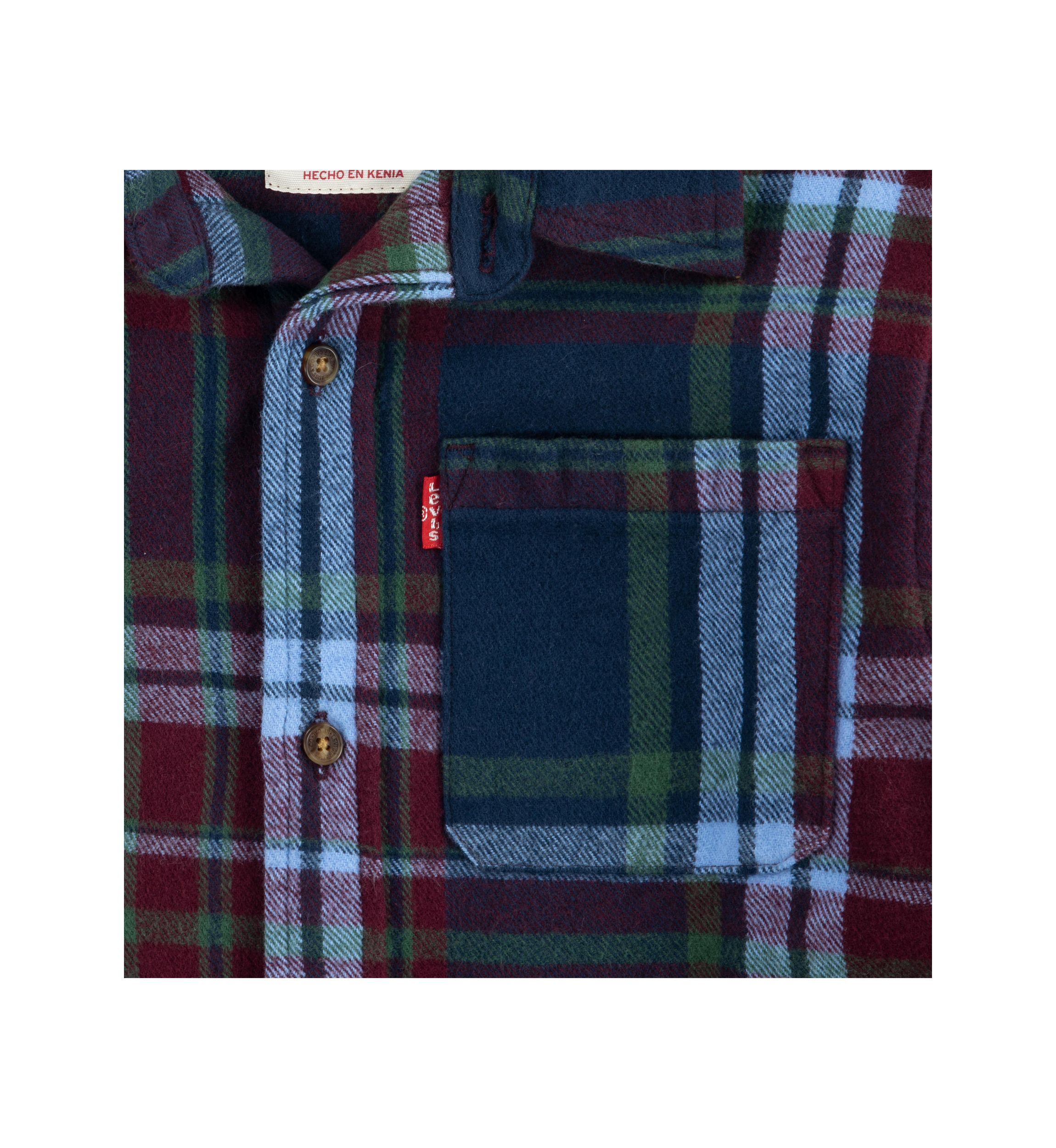 Boys 8-20 Plaid Printed Flannel Shirt