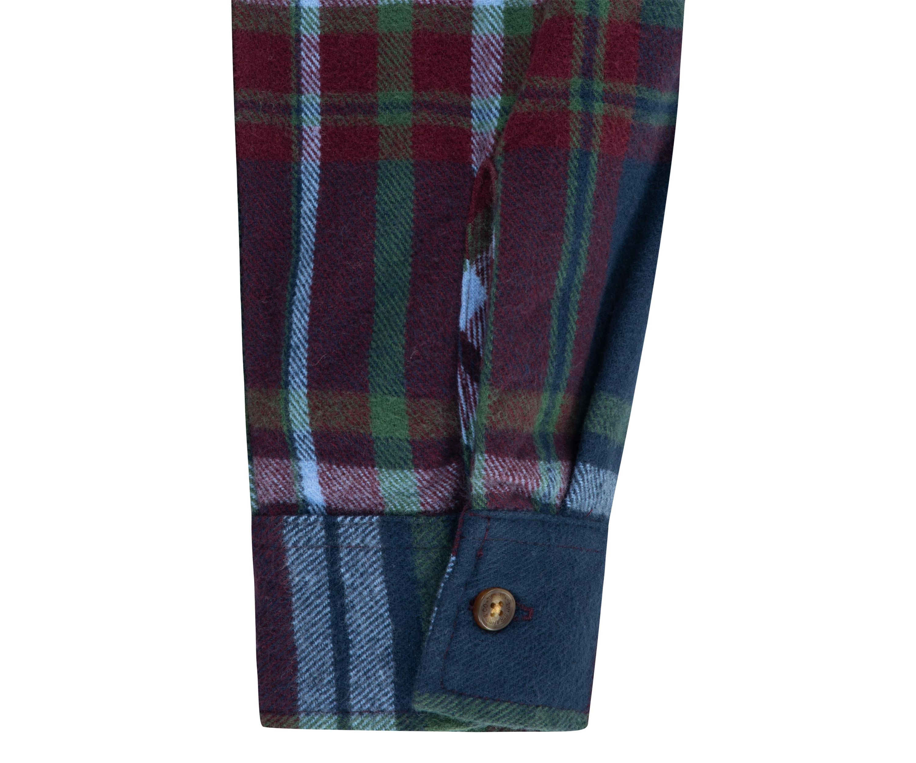 Boys 8-20 Plaid Printed Flannel Shirt