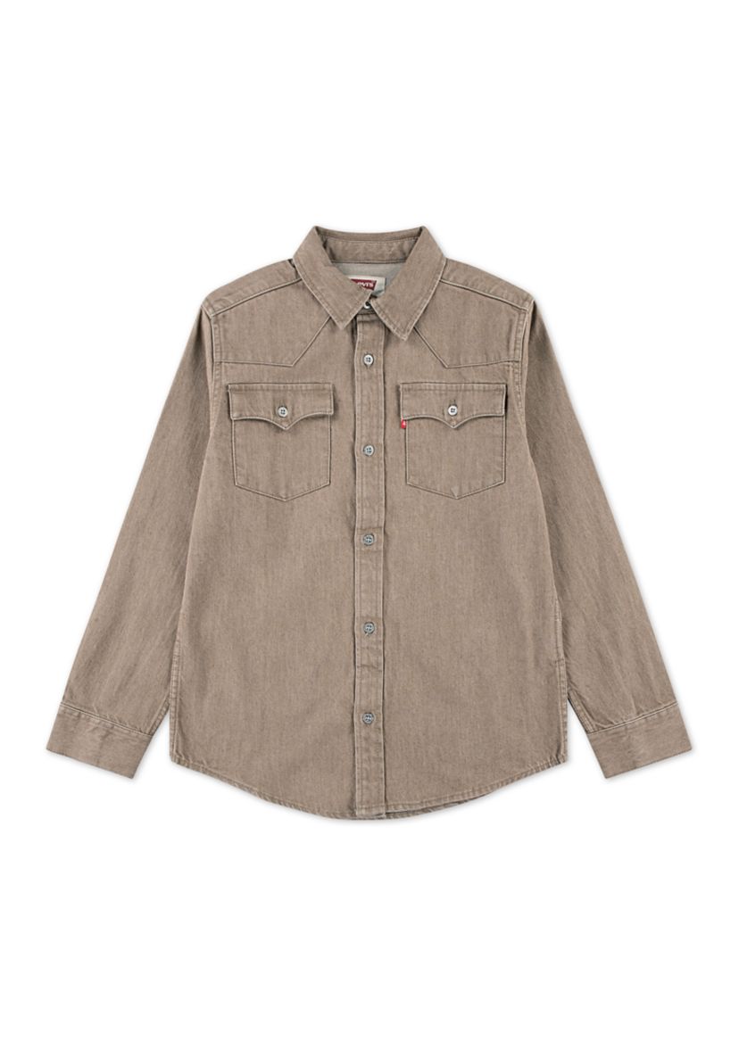 Boys 8-20 New Barstow Western Woven Shirt 