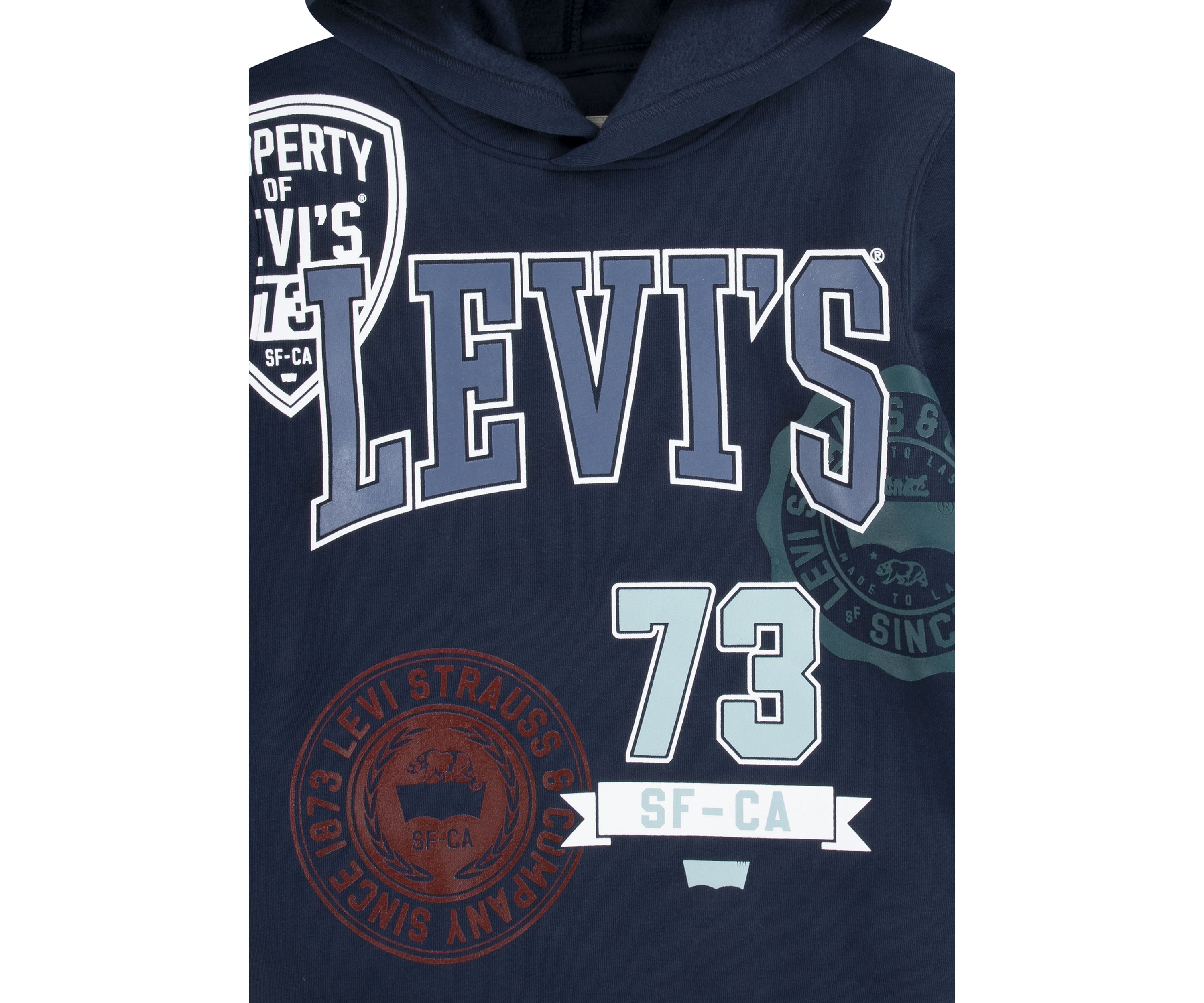 Boys 8-20 Prep Crest Hoodie