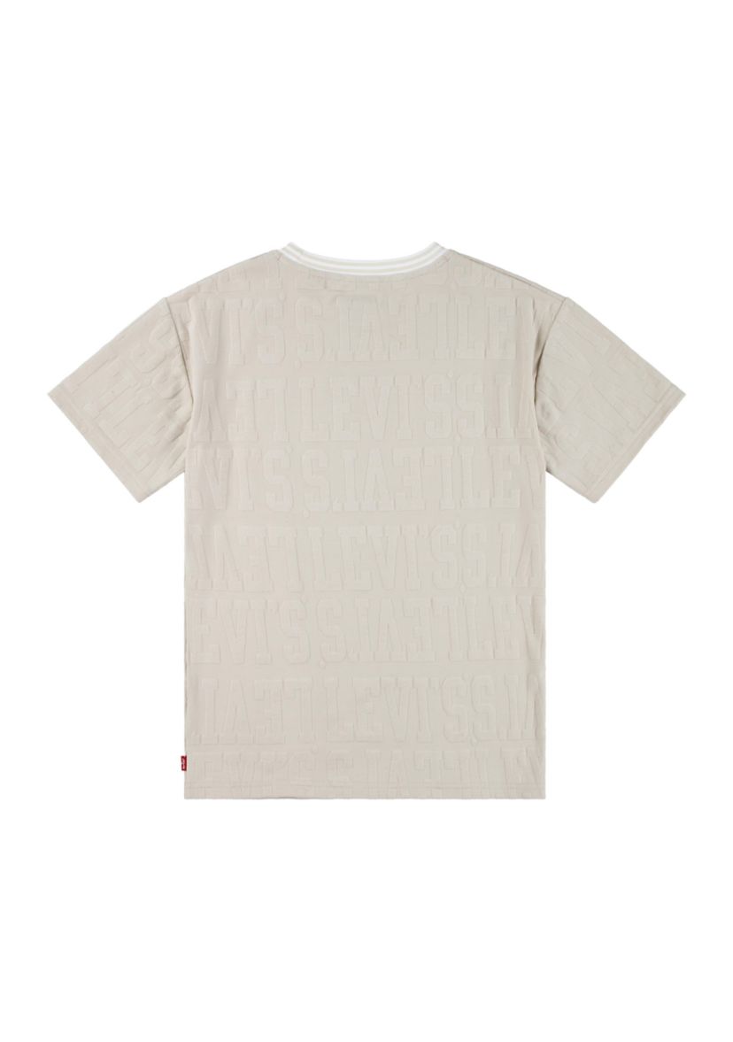 Boys 8-20 Branded Short Sleeve Jacquard T-Shirt