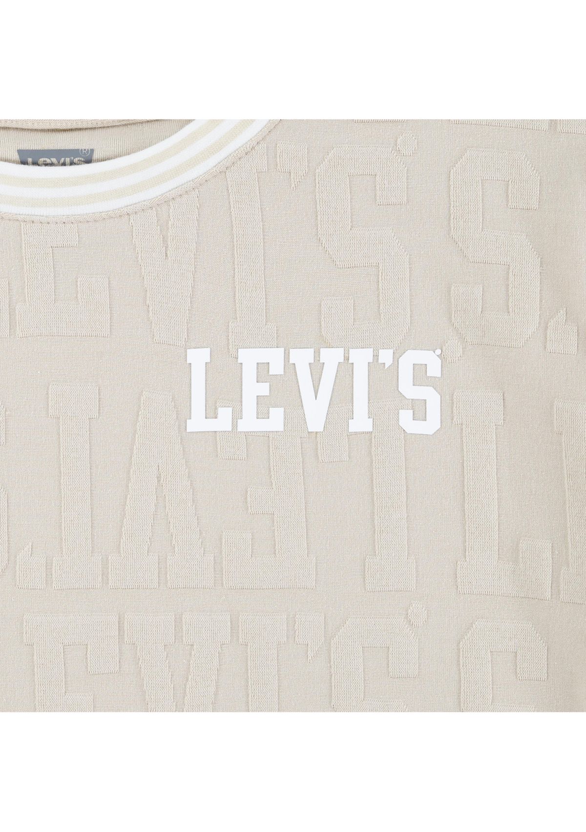 Boys 8-20 Branded Short Sleeve Jacquard T-Shirt