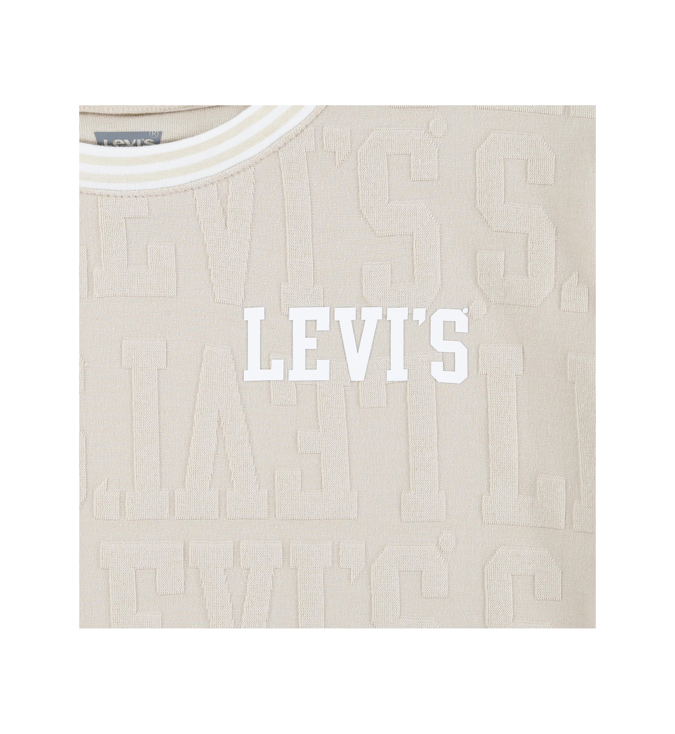 Boys 8-20 Branded Short Sleeve Jacquard T-Shirt