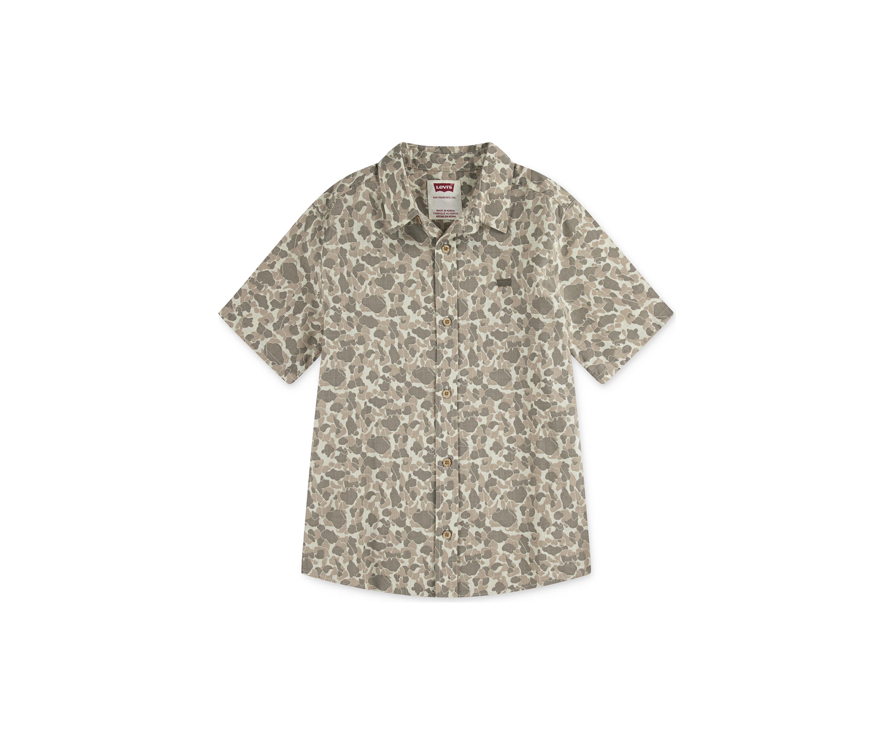 Boys 8-20 Short Sleeve Woven Shirt 