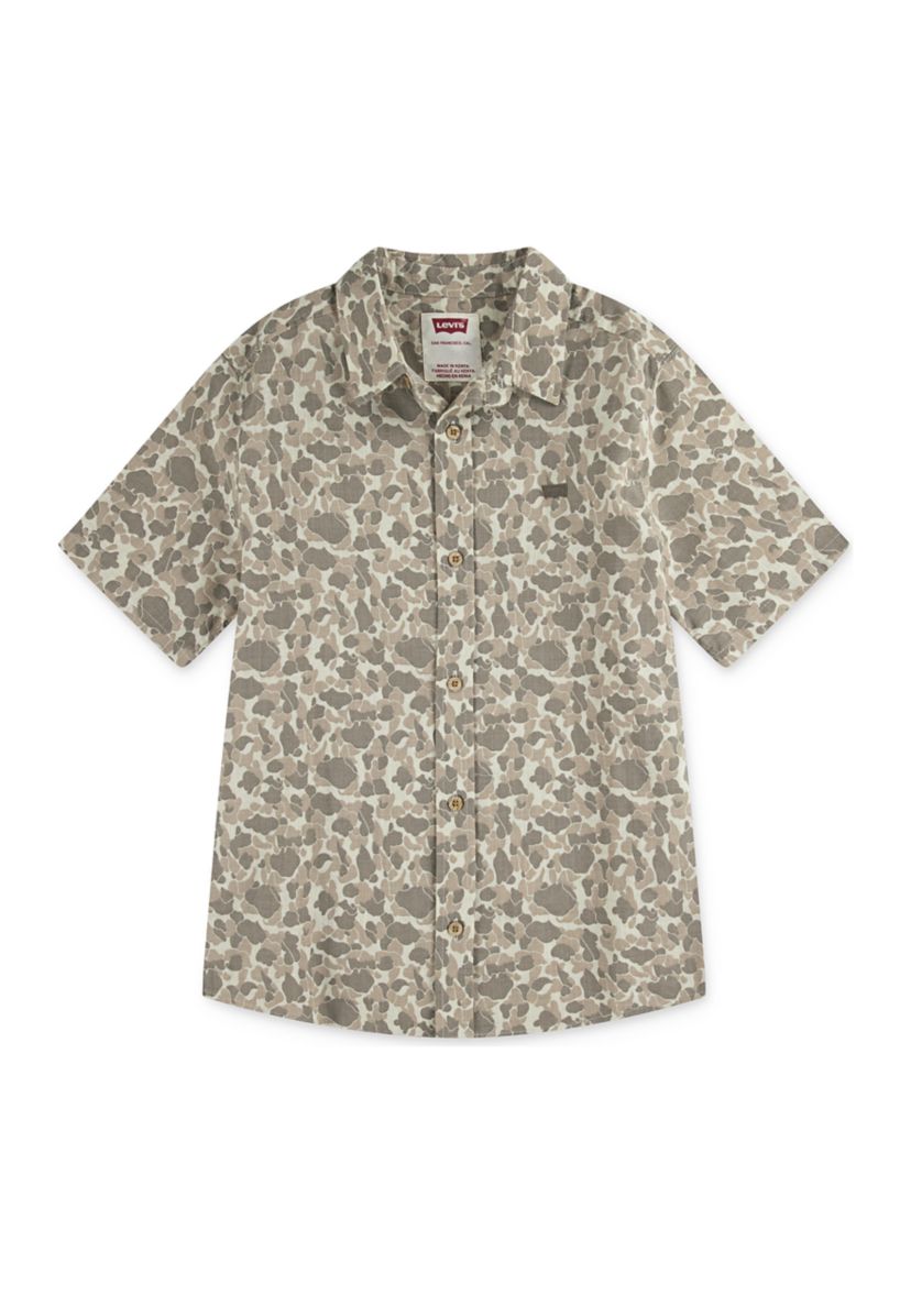 Boys 8-20 Short Sleeve Woven Shirt 