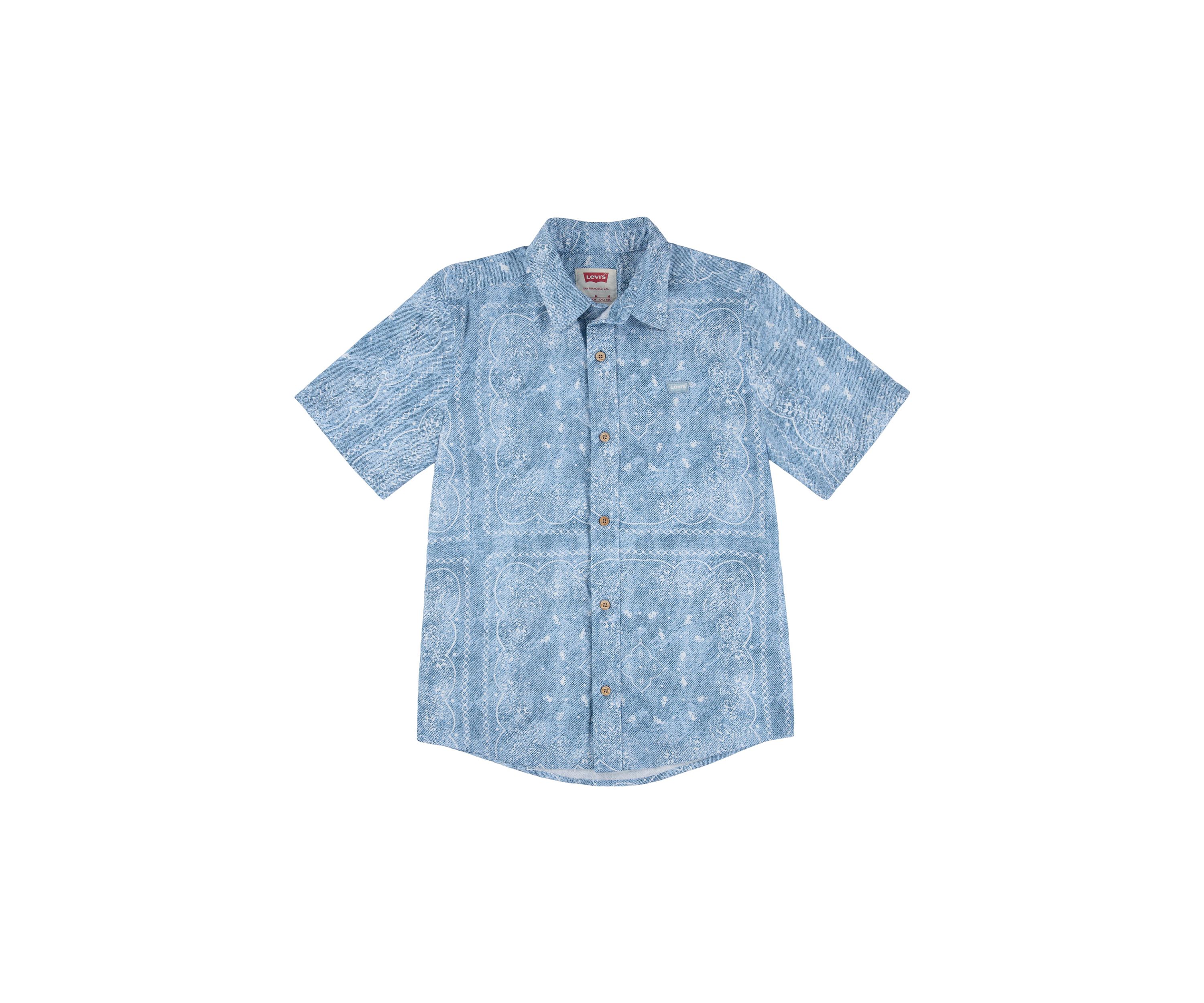 Boys 8-20 Jacquard  Woven Shirt 