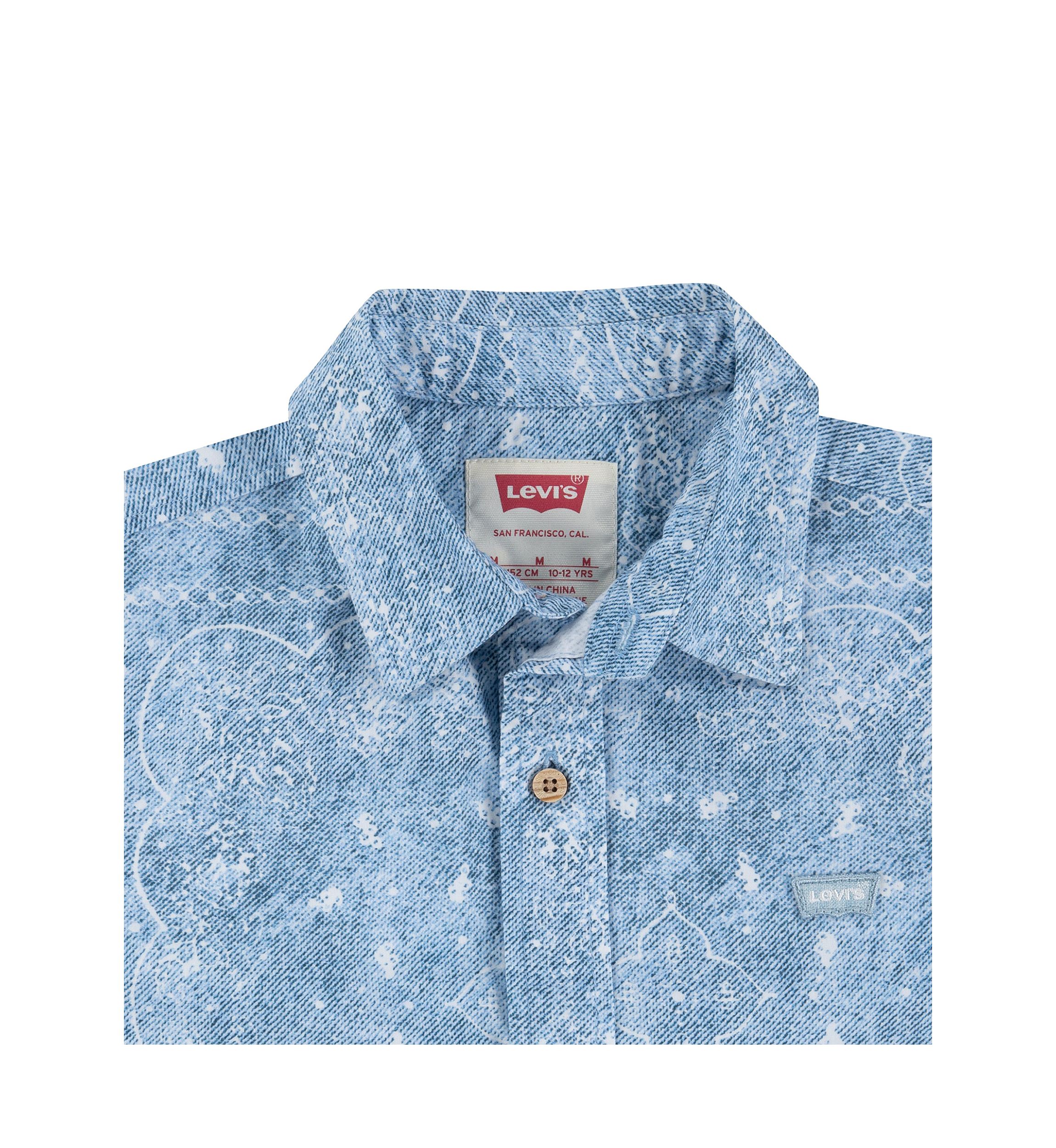Boys 8-20 Jacquard  Woven Shirt 