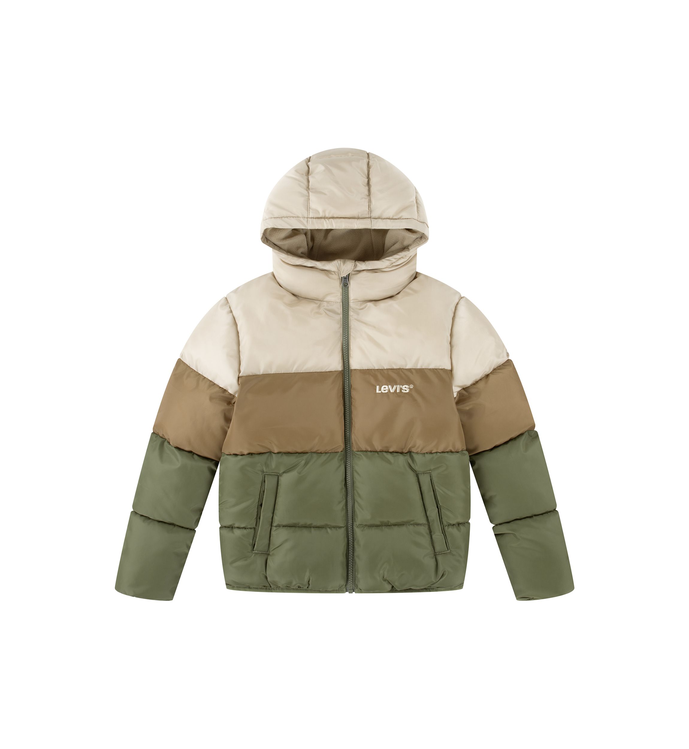 Boys 8-20 Color Blocked Puffer Coat 