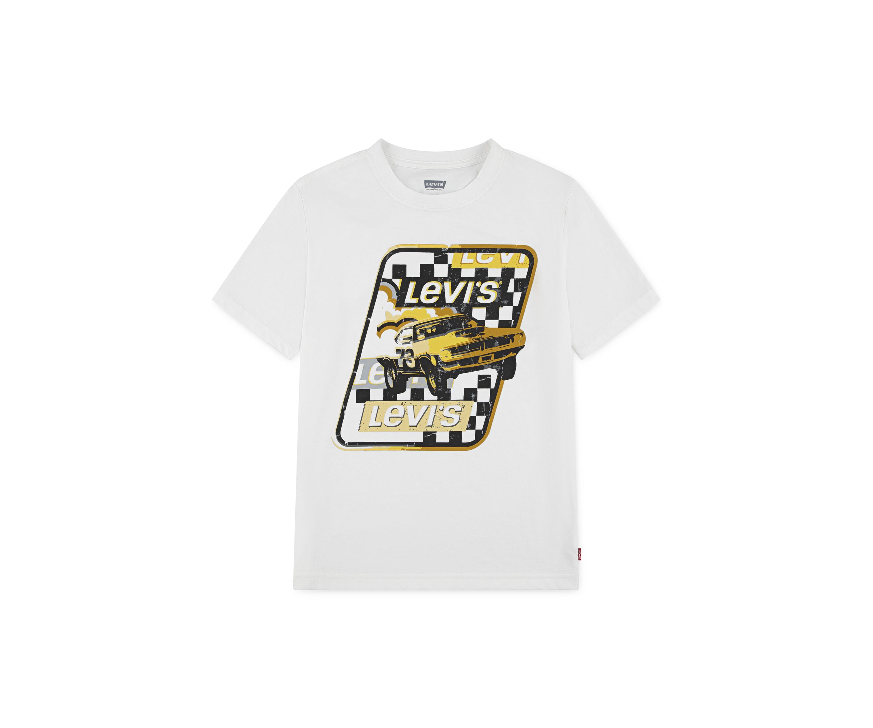 Boys 8-20 Race to the Finish Line Short Sleeve Graphic T-Shirt