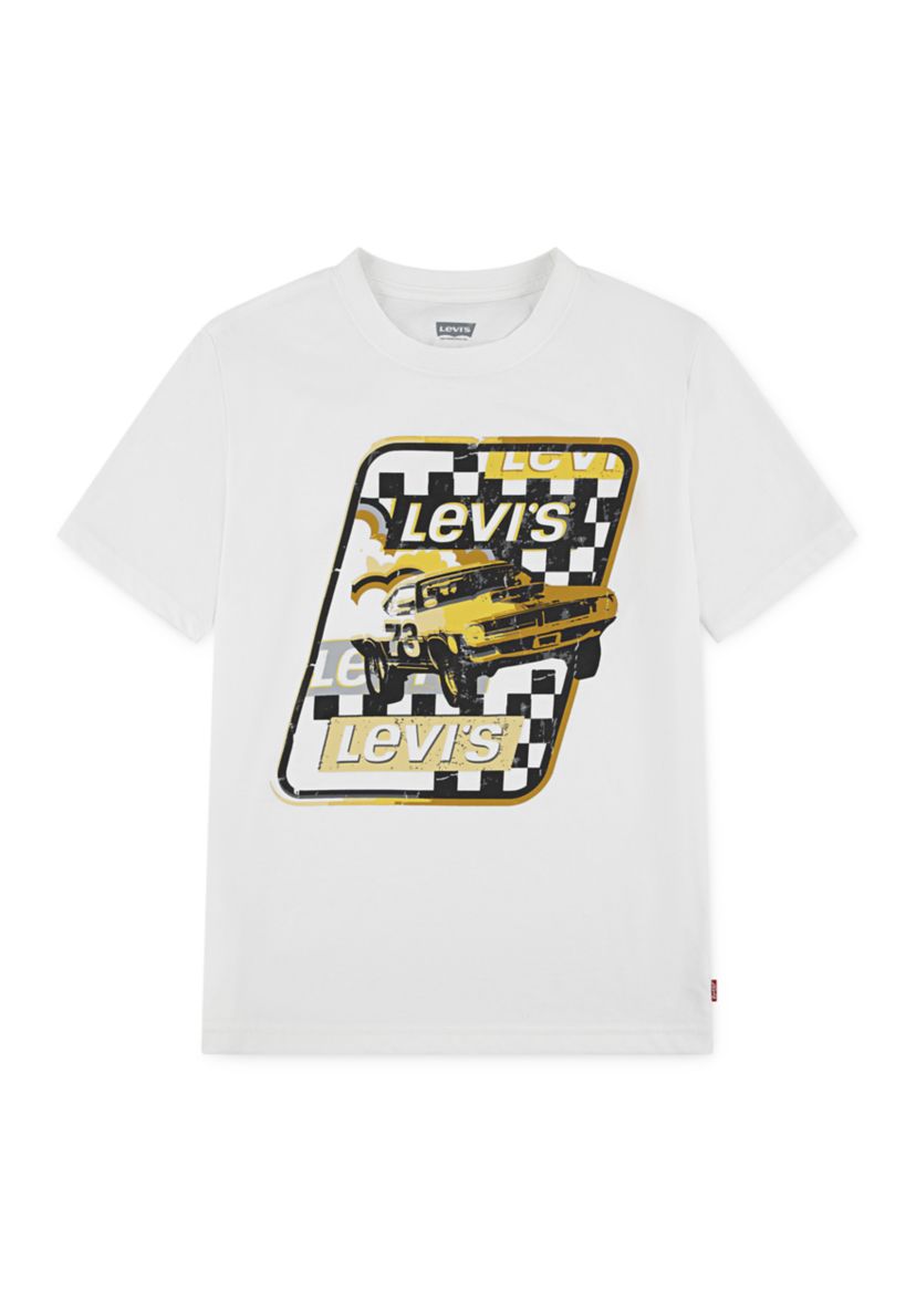 Boys 8-20 Race to the Finish Line Short Sleeve Graphic T-Shirt