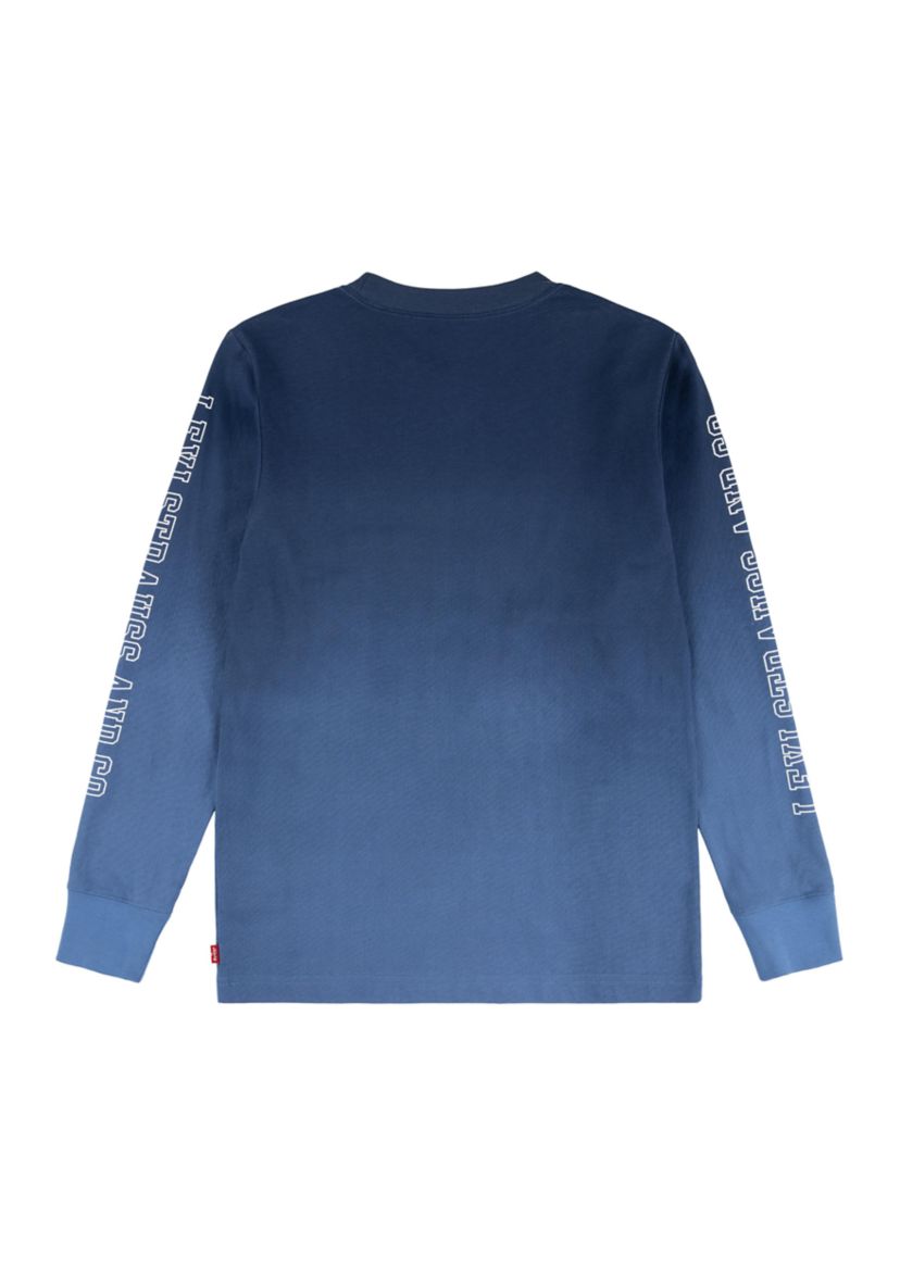 Boys 8-20 Ombré Metallic Logo Batwing T-Shirt