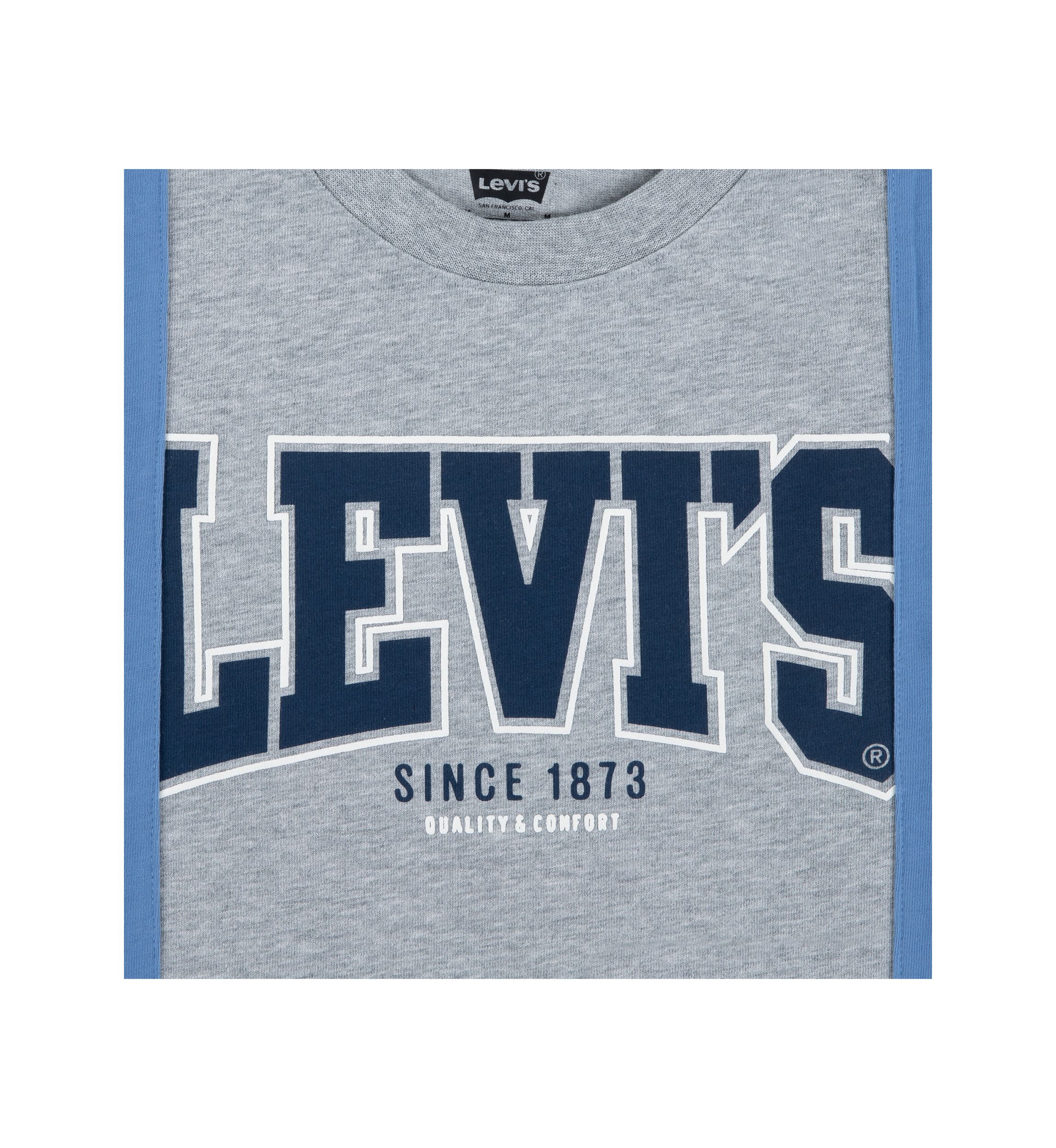 Boys 8-20 Tri Color Blocked Short Sleeve T-Shirt