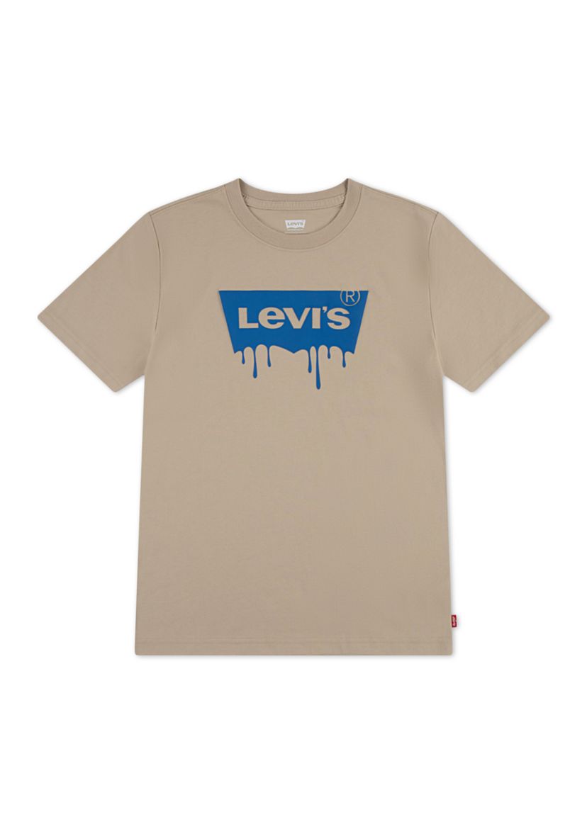 Boys 8-20 Long Sleeve Dipped Logo Graphic T-Shirt 