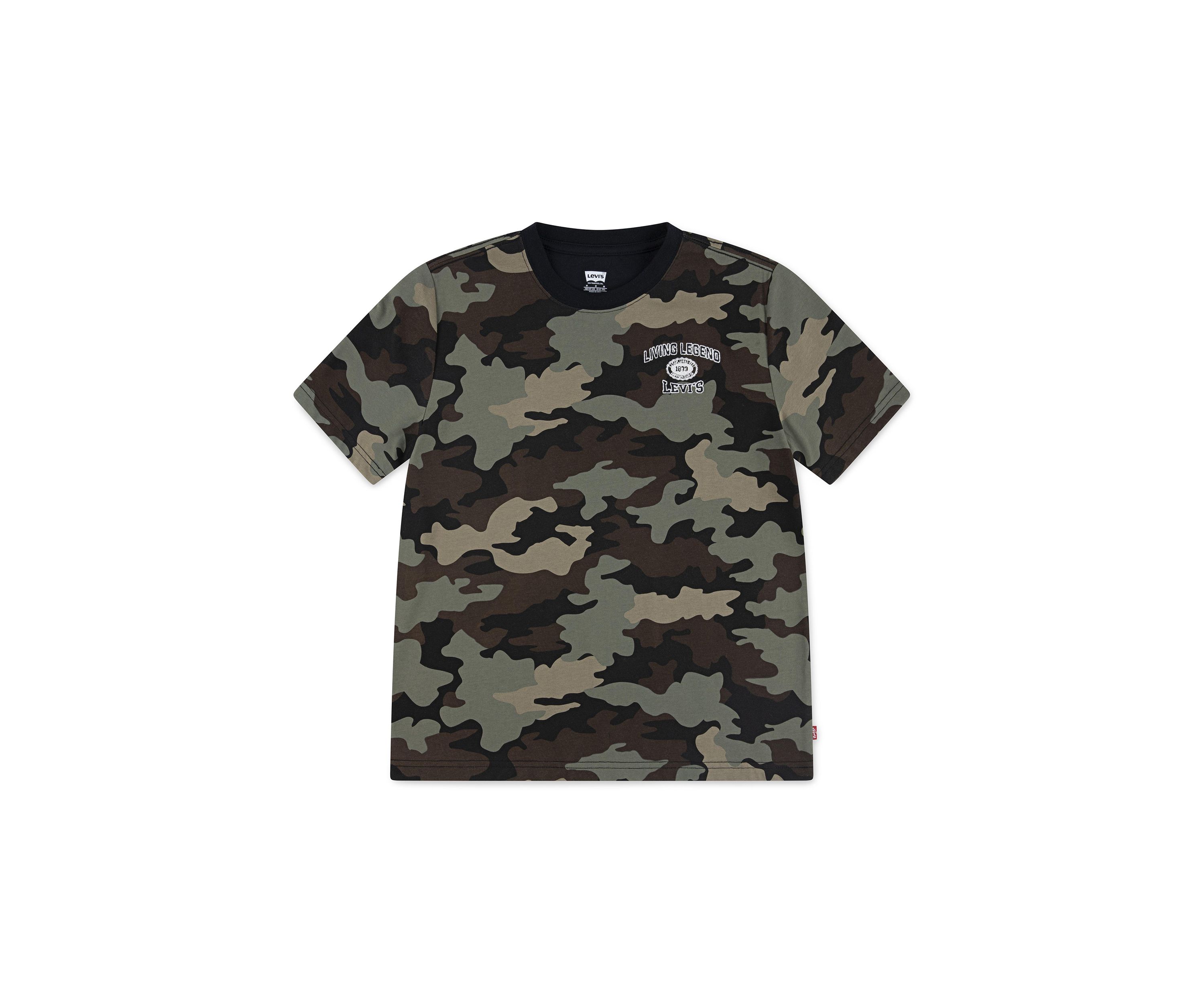 Boys 4-7 Short Sleeve Camouflage T-Shirt 