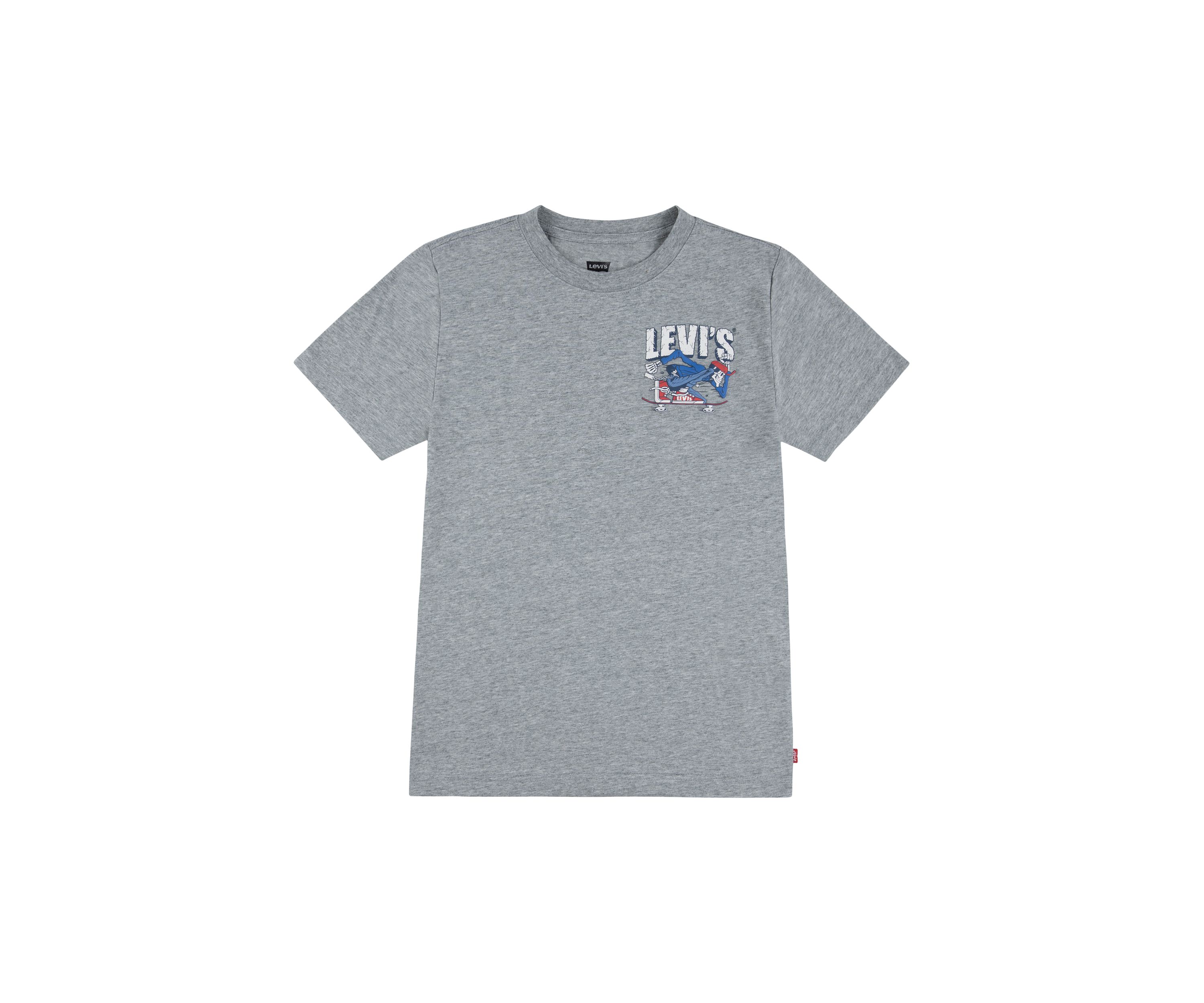 Boys 8-20 Skateboarding Skeleton Graphic T-Shirt