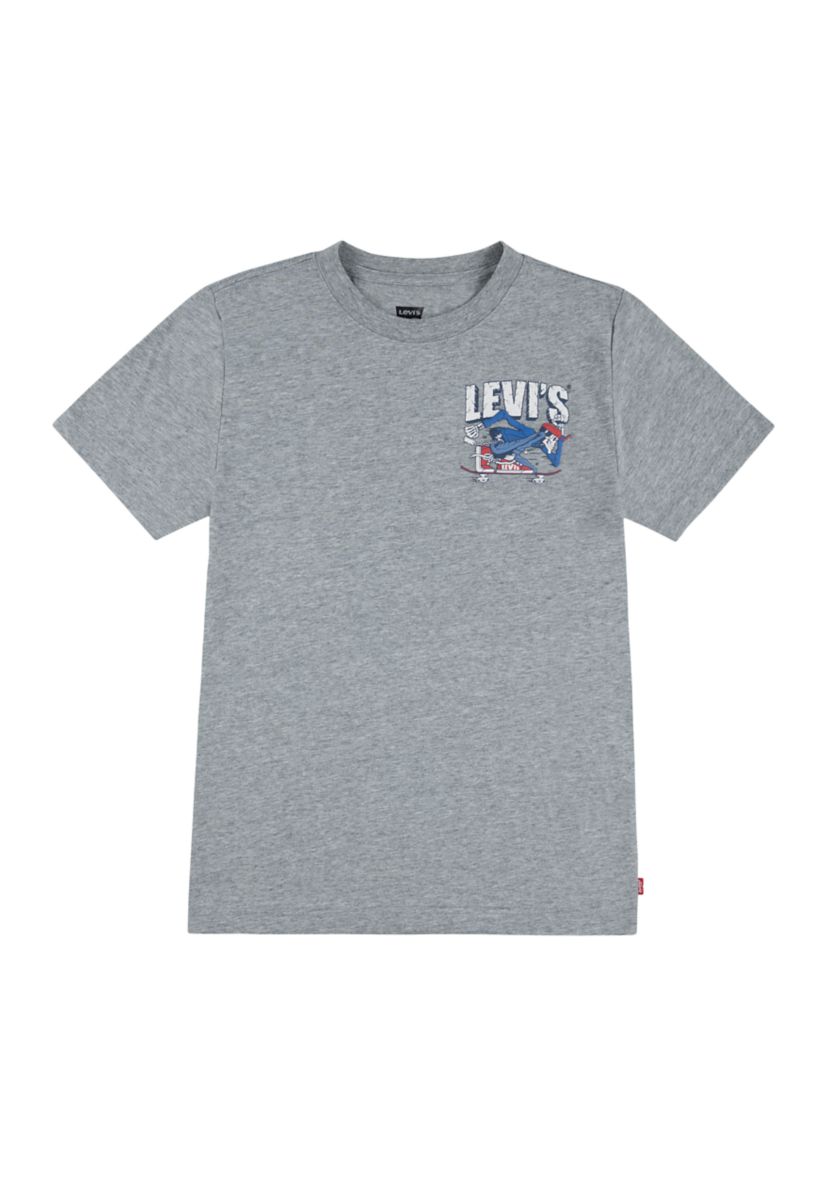 Boys 8-20 Skateboarding Skeleton Graphic T-Shirt