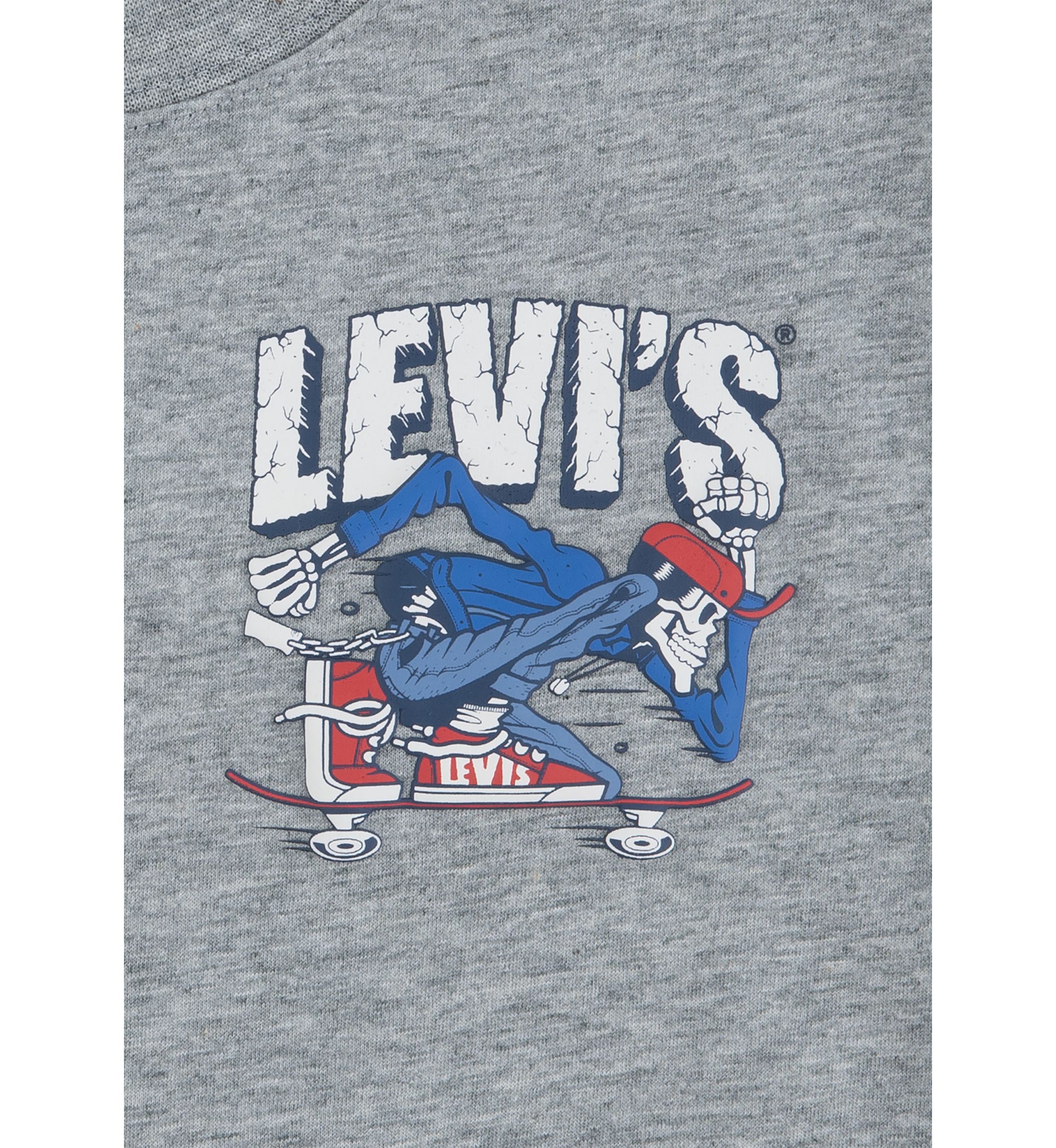 Boys 8-20 Skateboarding Skeleton Graphic T-Shirt