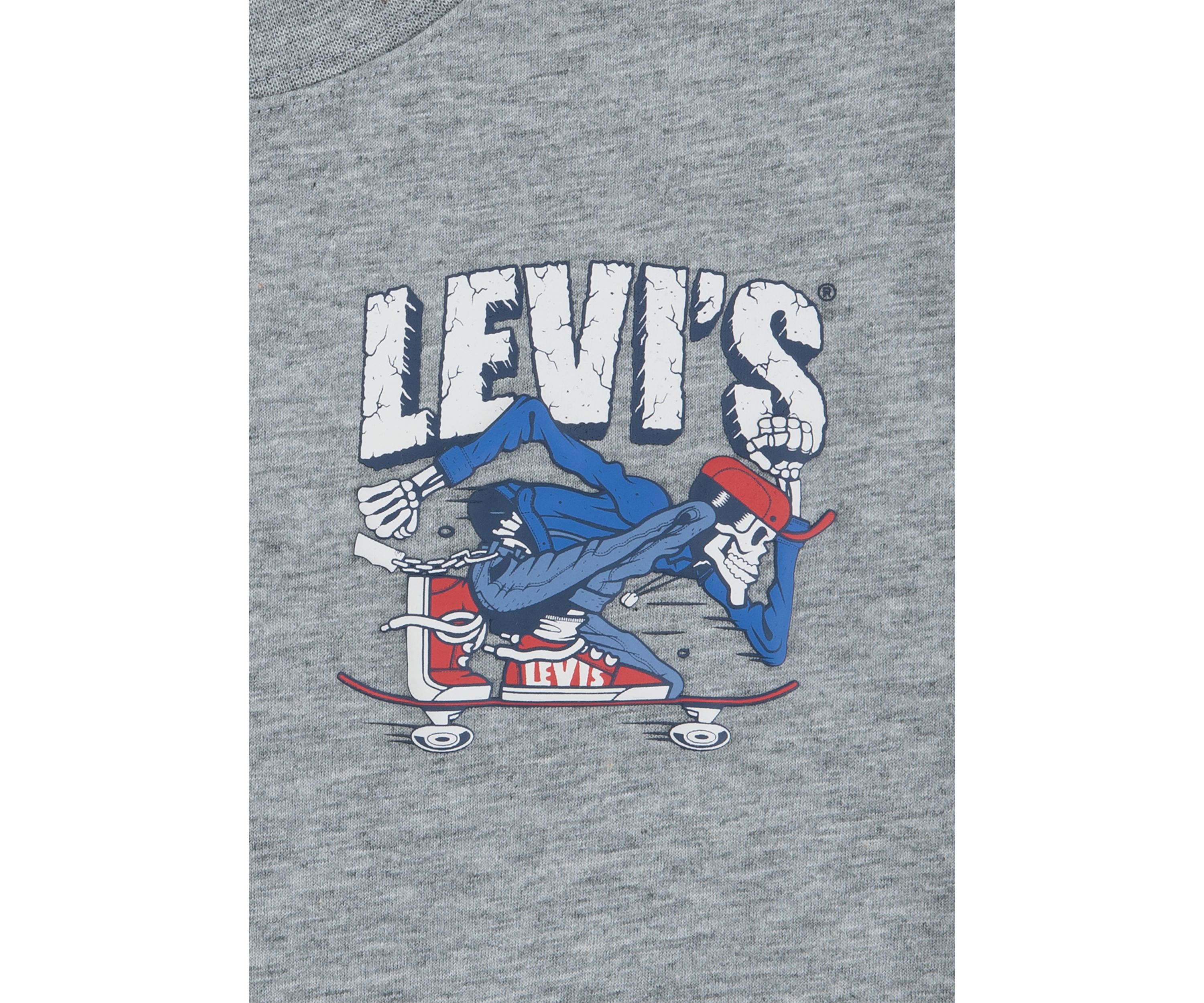 Boys 8-20 Skateboarding Skeleton Graphic T-Shirt
