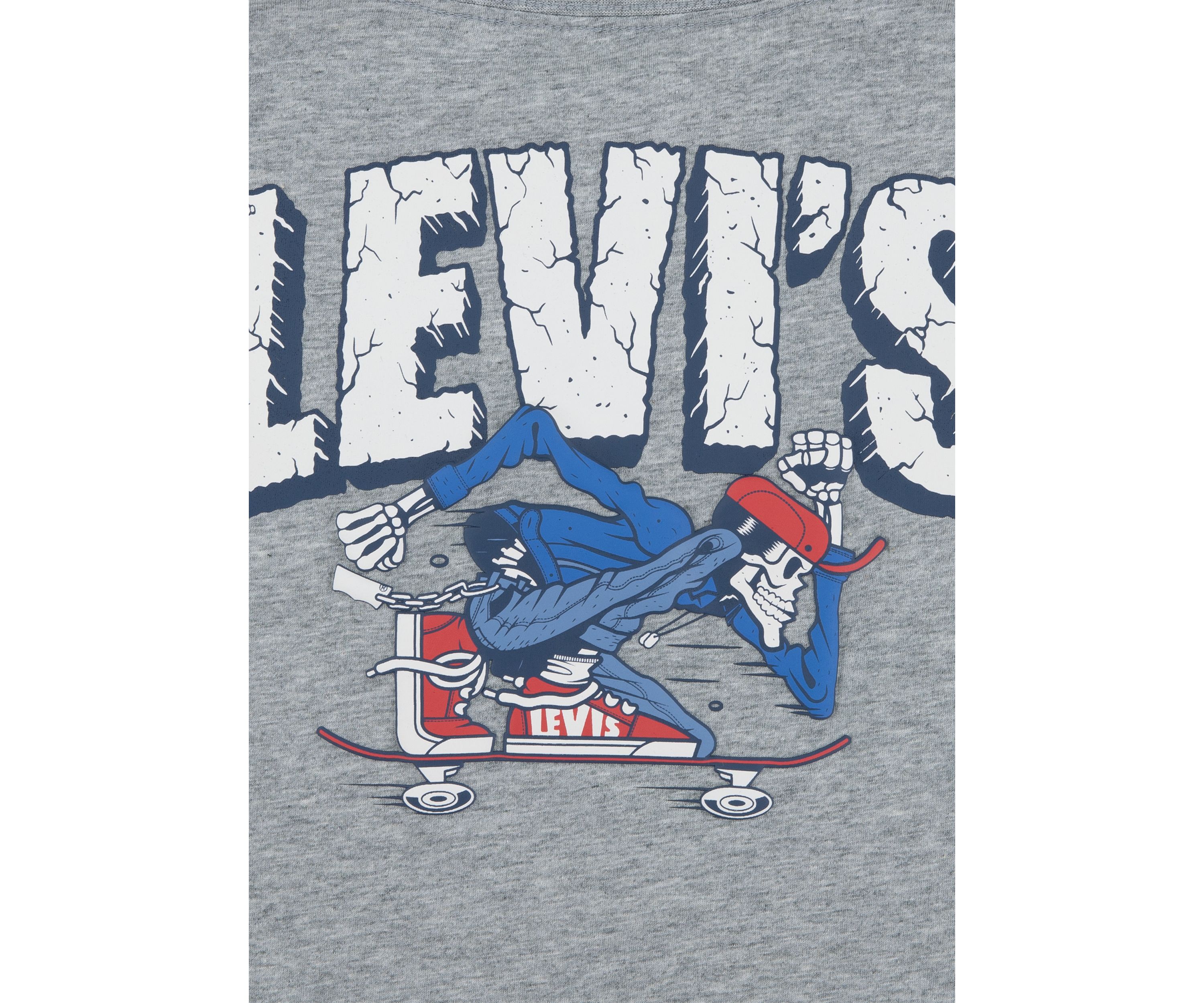 Boys 8-20 Skateboarding Skeleton Graphic T-Shirt