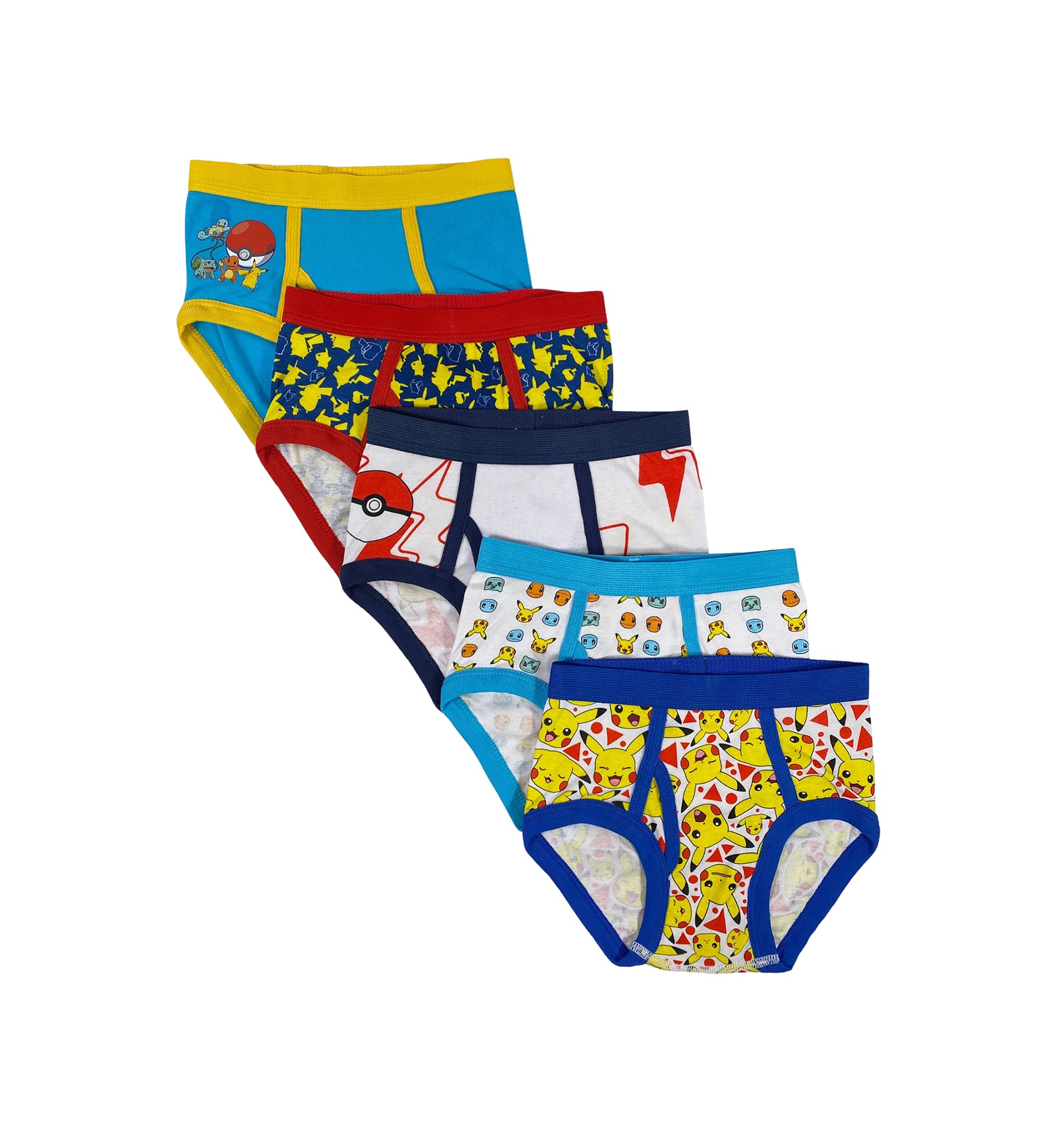 Boys 4-7 Pokemon Underwear - 5 Pack