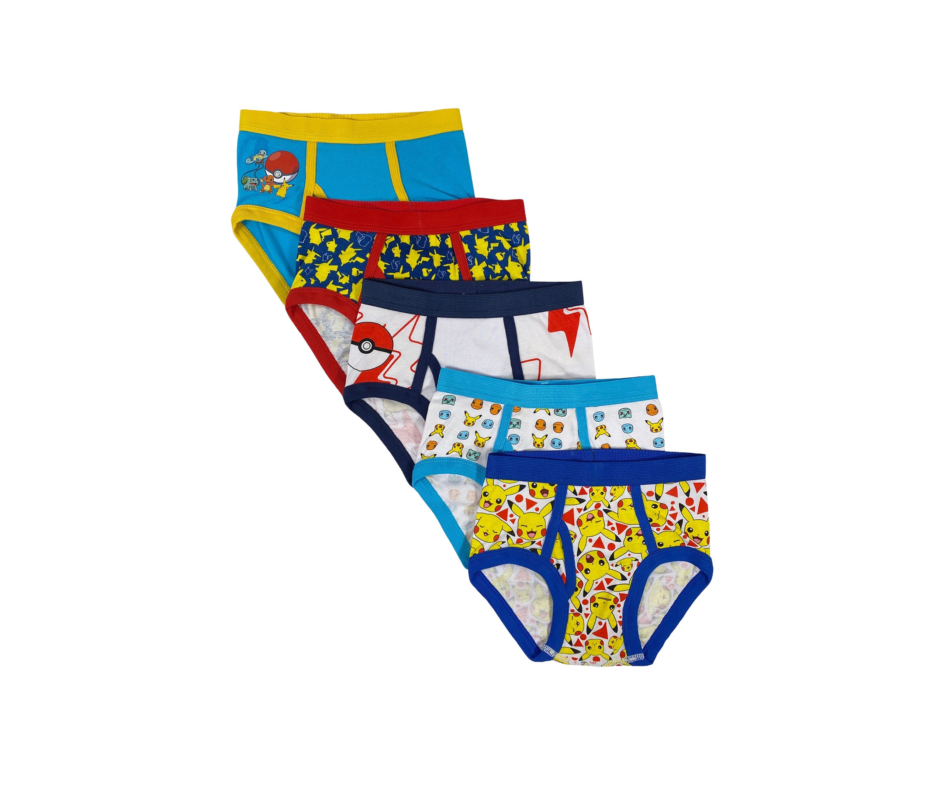 Boys 4-7 Pokemon Underwear - 5 Pack