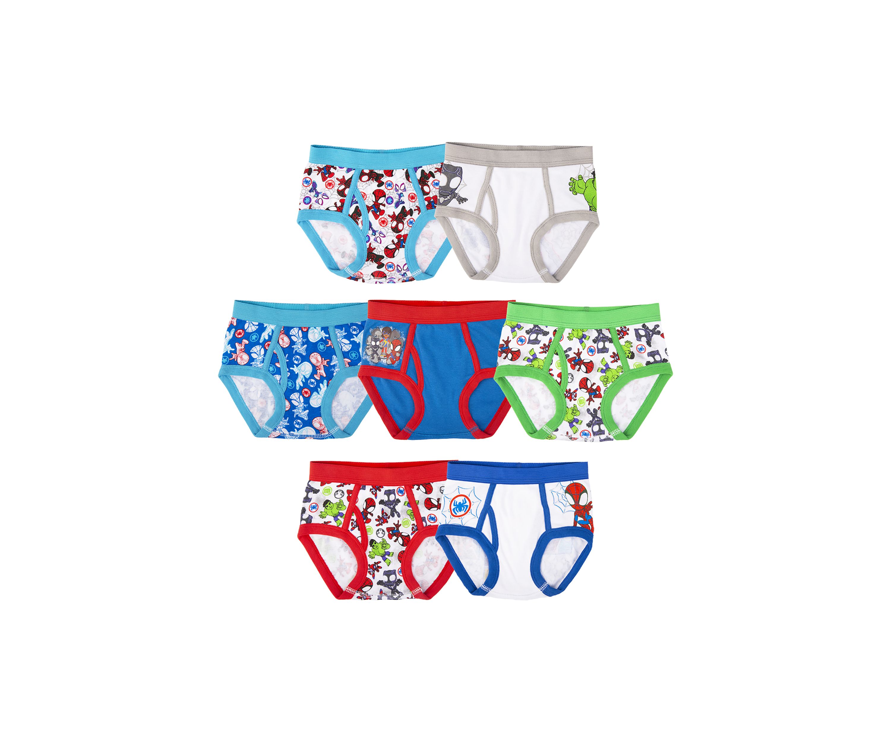 Toddler Boys Spidy and Friends Underwear - 7 Pack