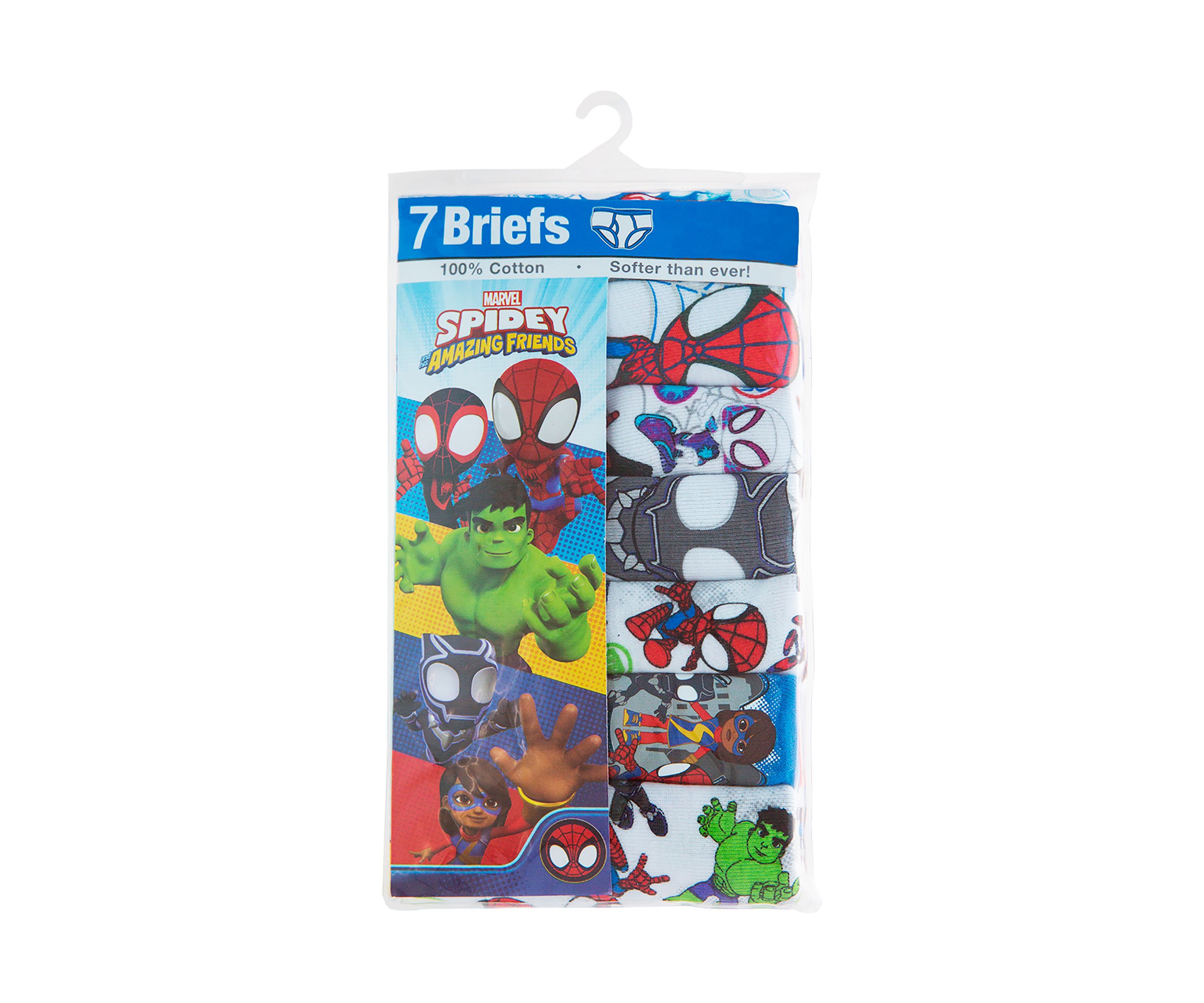 Toddler Boys Spidy and Friends Underwear - 7 Pack