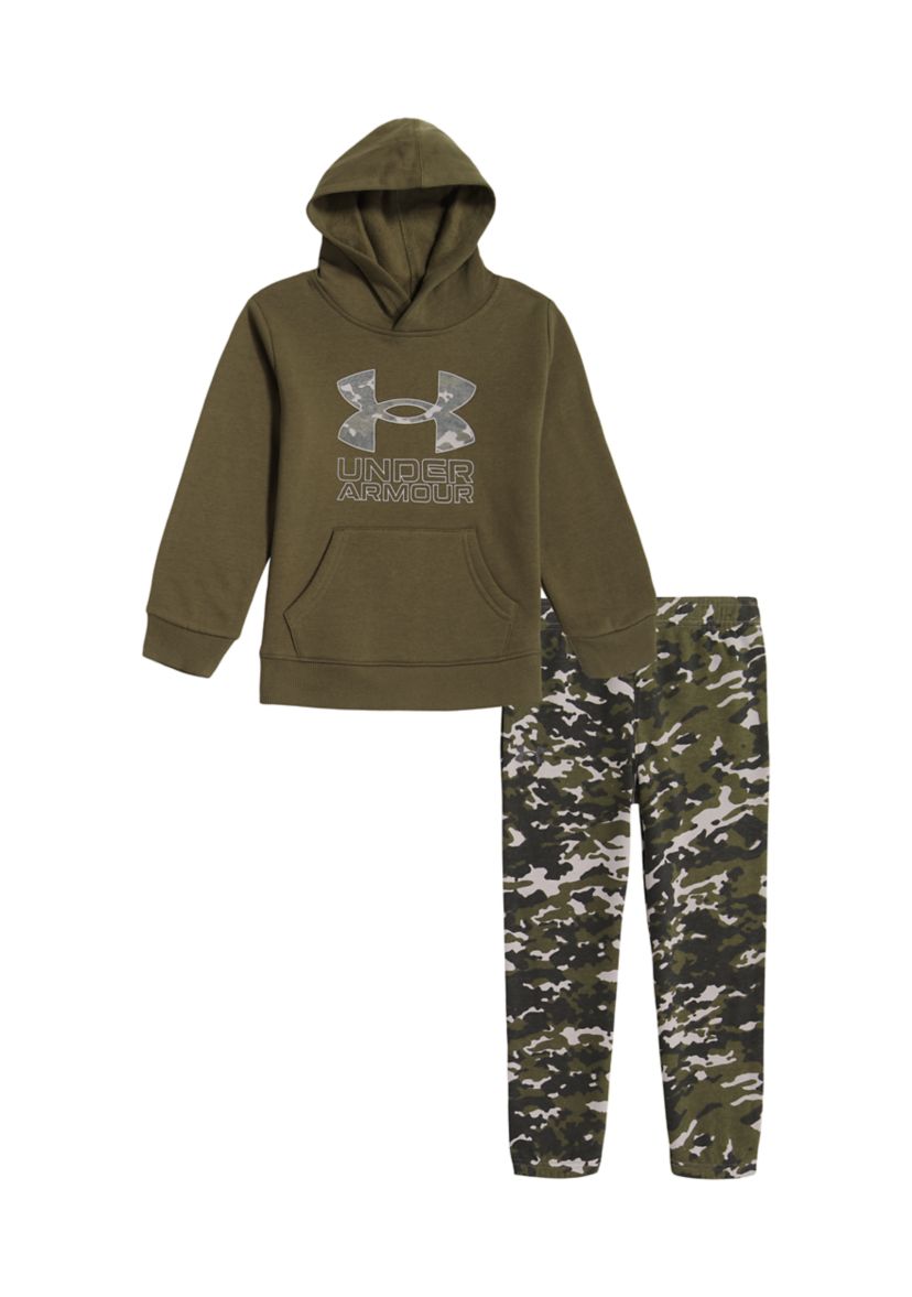 Boys 4-7 Fleece Camo Set