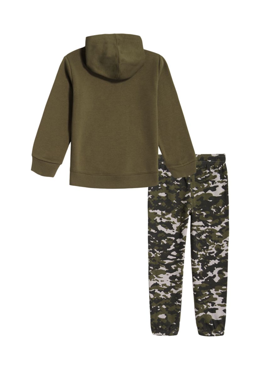 Boys 4-7 Fleece Camo Set