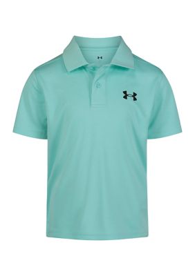 Under Armour Boys 4-7 Match Play Polo Shirt, Turquoise -  0196601703713
