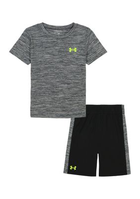 Under Armour Boys 4-7 Icon Twist Printed T-Shirt and Shorts Set -  4500658UAFGI0ZE022