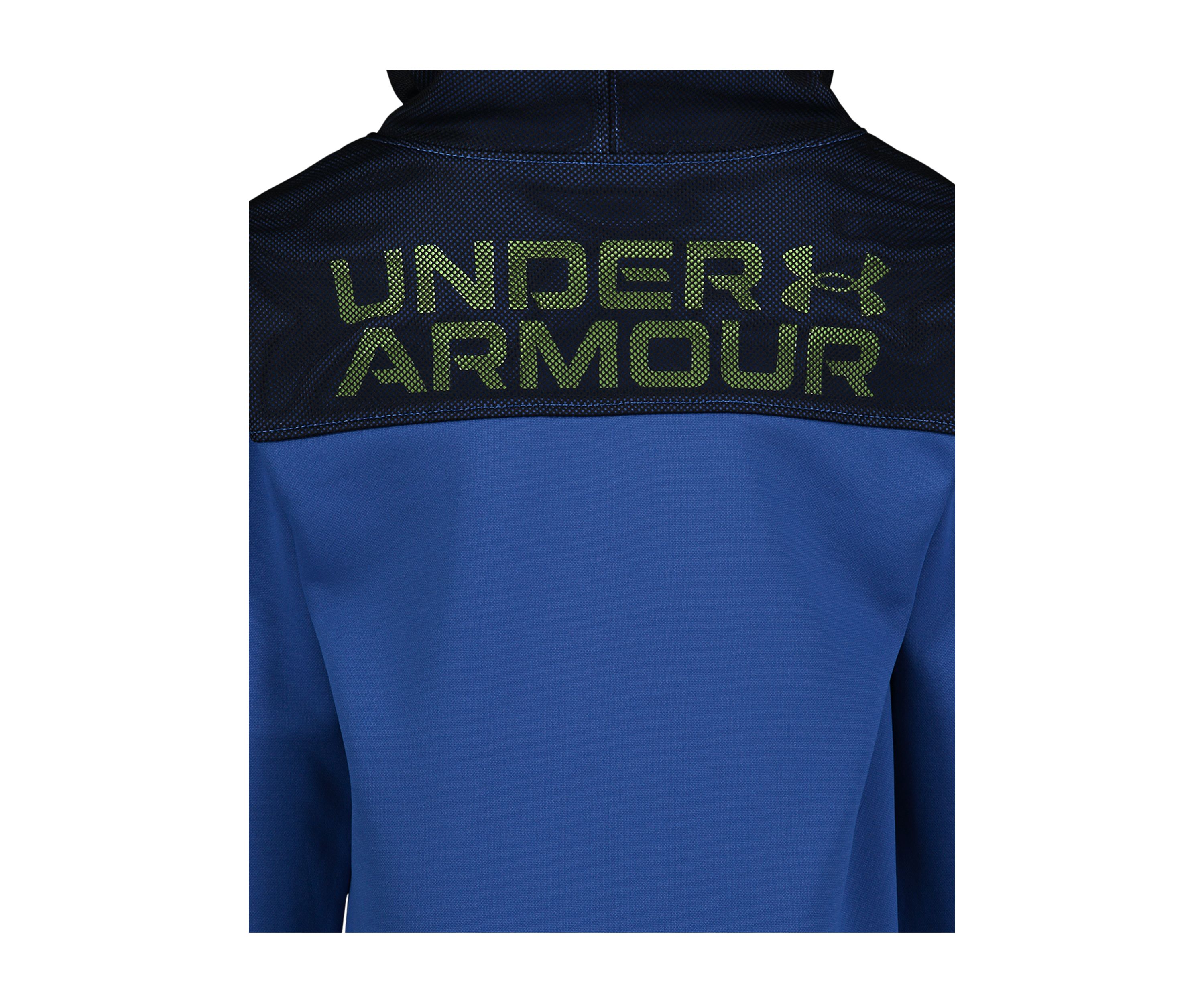 Boys 4-7 Mesh Overlay Hoodie