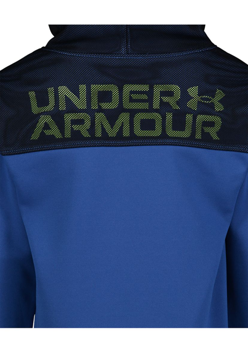 Boys 4-7 Mesh Overlay Hoodie