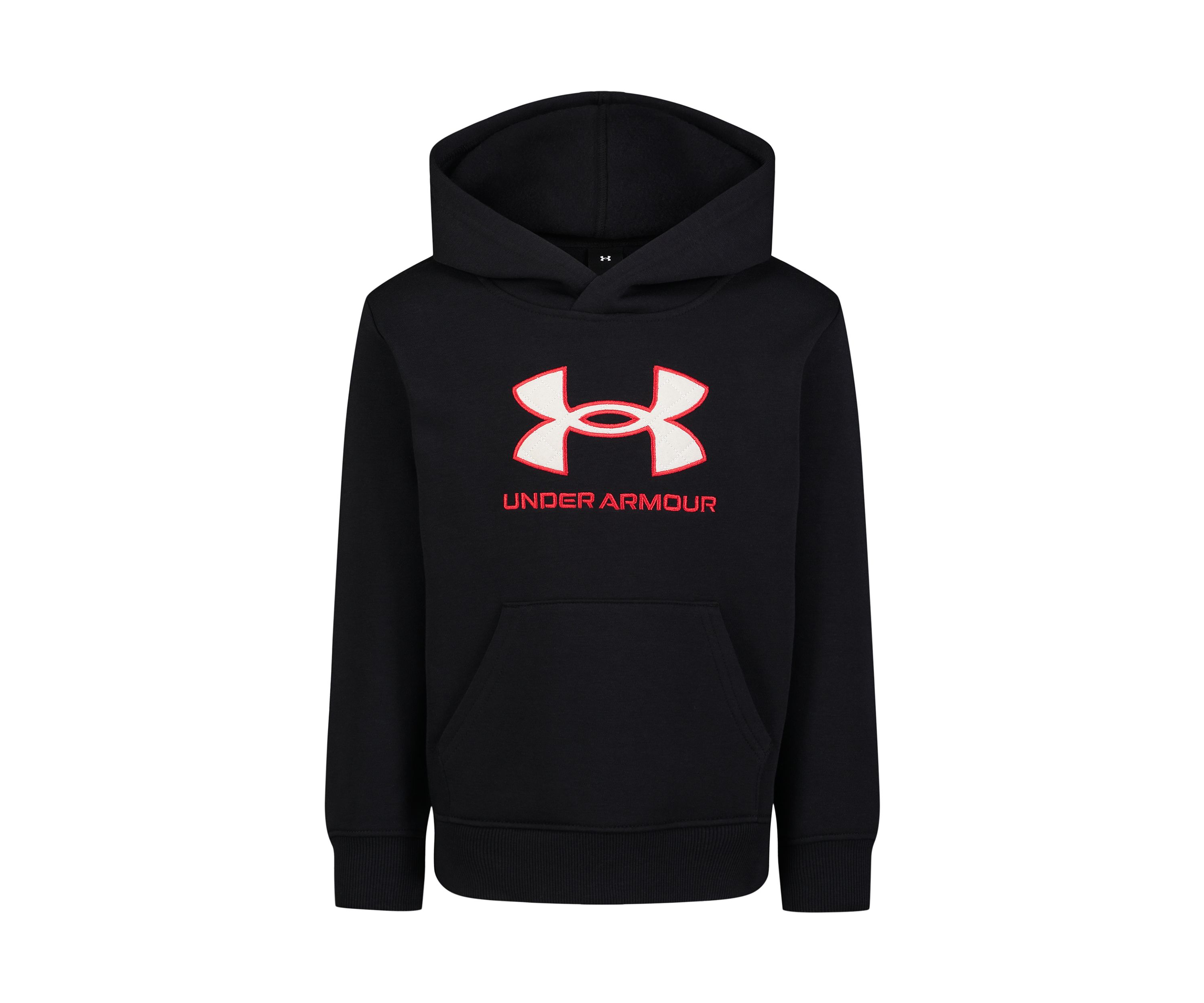 Boys 4-7 Rival Quilted Logo Hoodie
